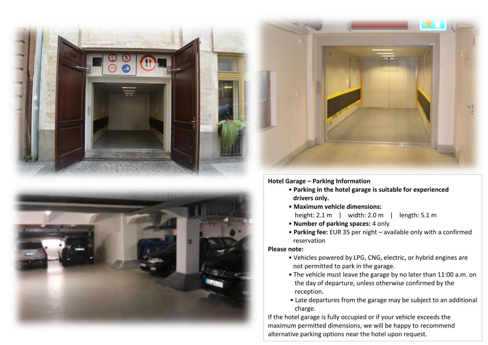 Text overlay in Hotel Clement