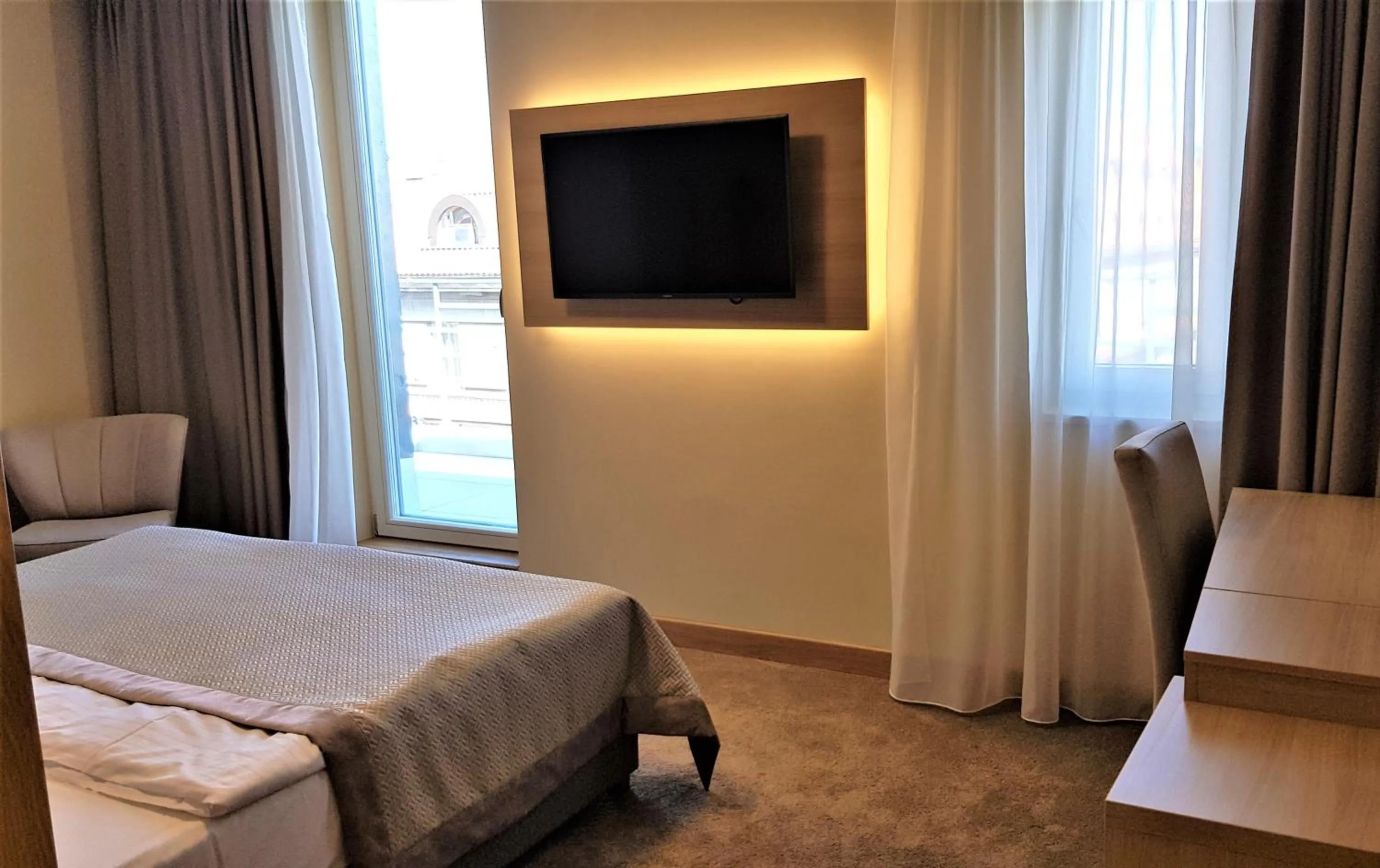 Bed in Hotel Clement