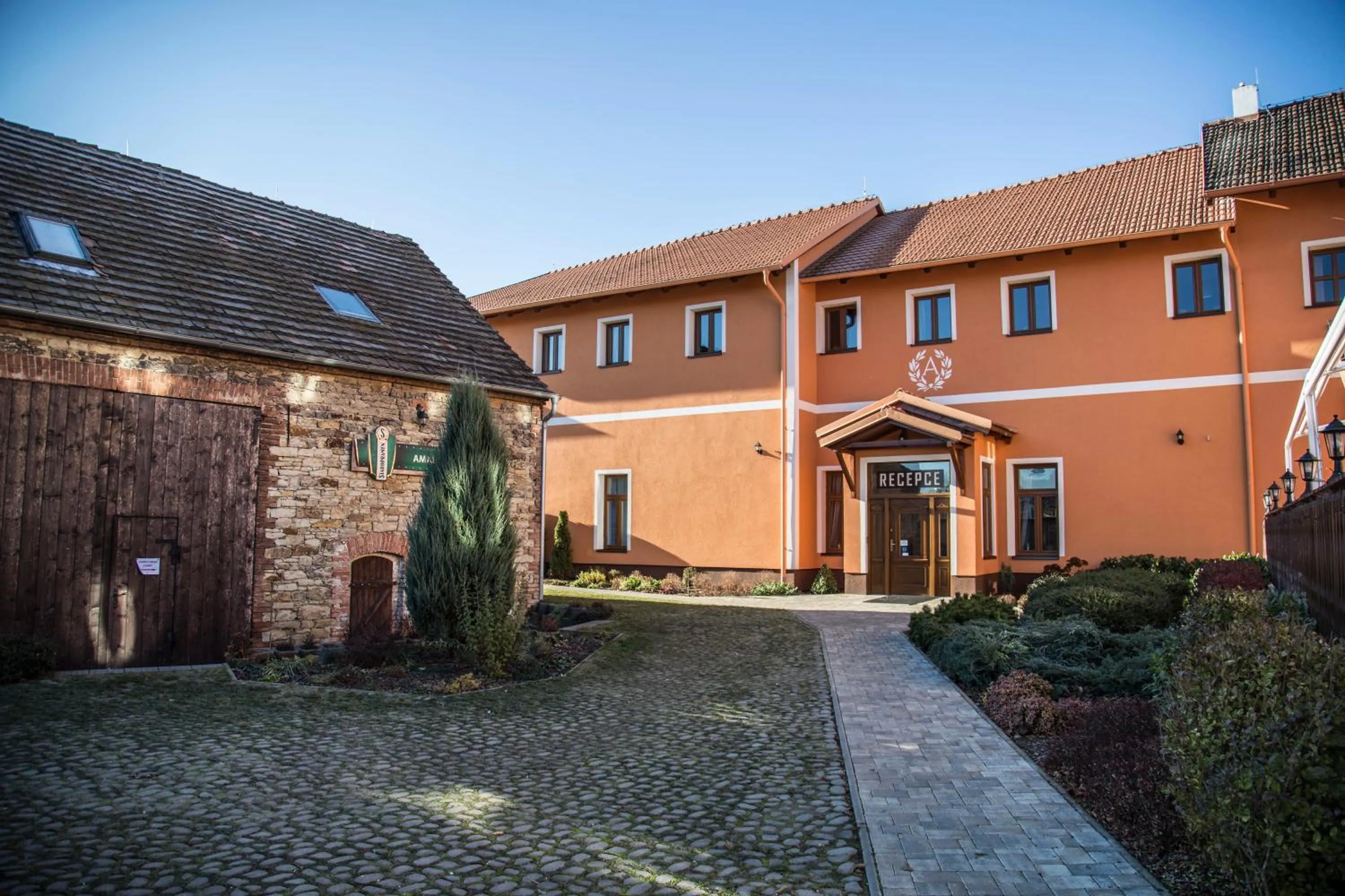 Facade/entrance in Amálka u Řípu