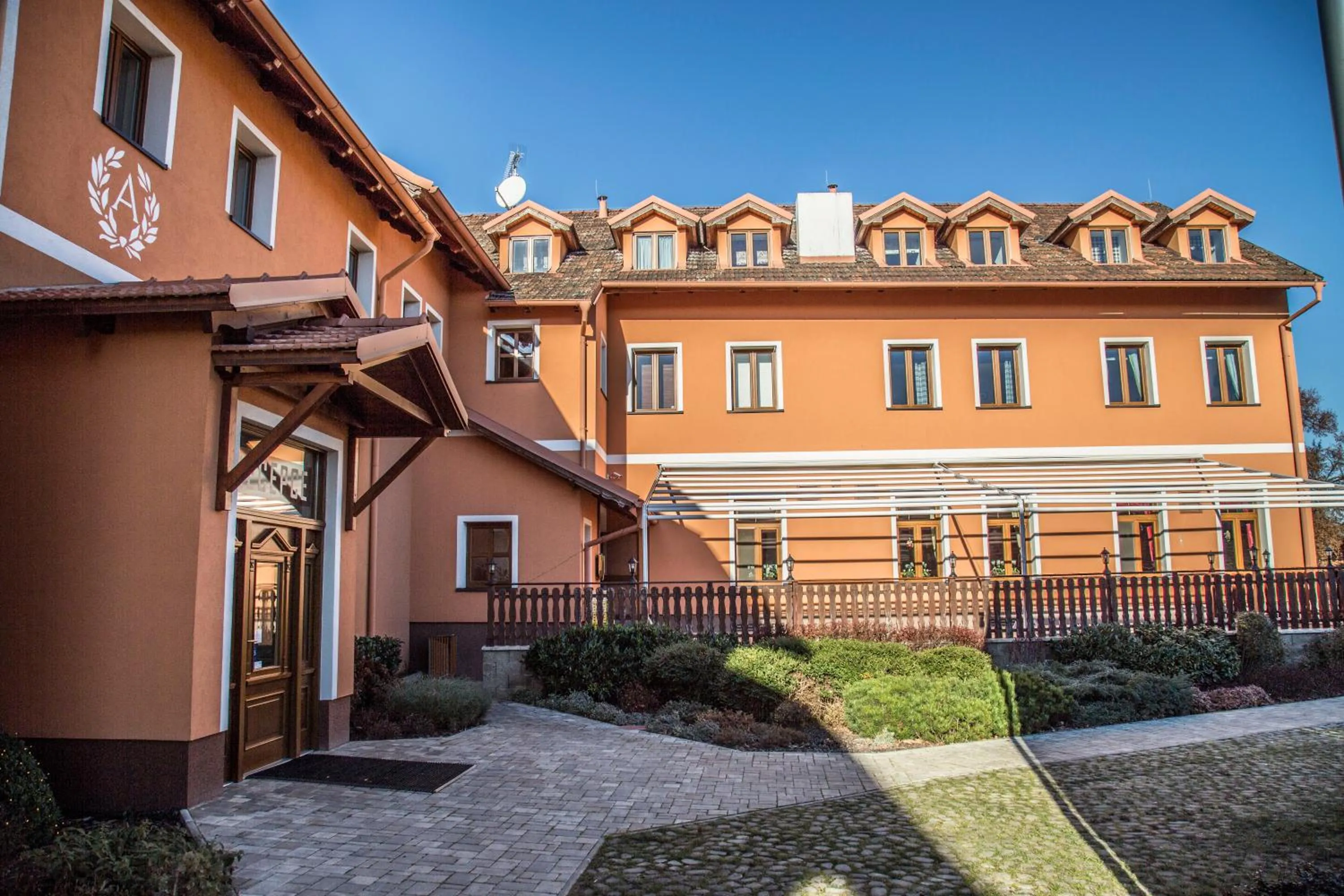 Facade/entrance in Amálka u Řípu