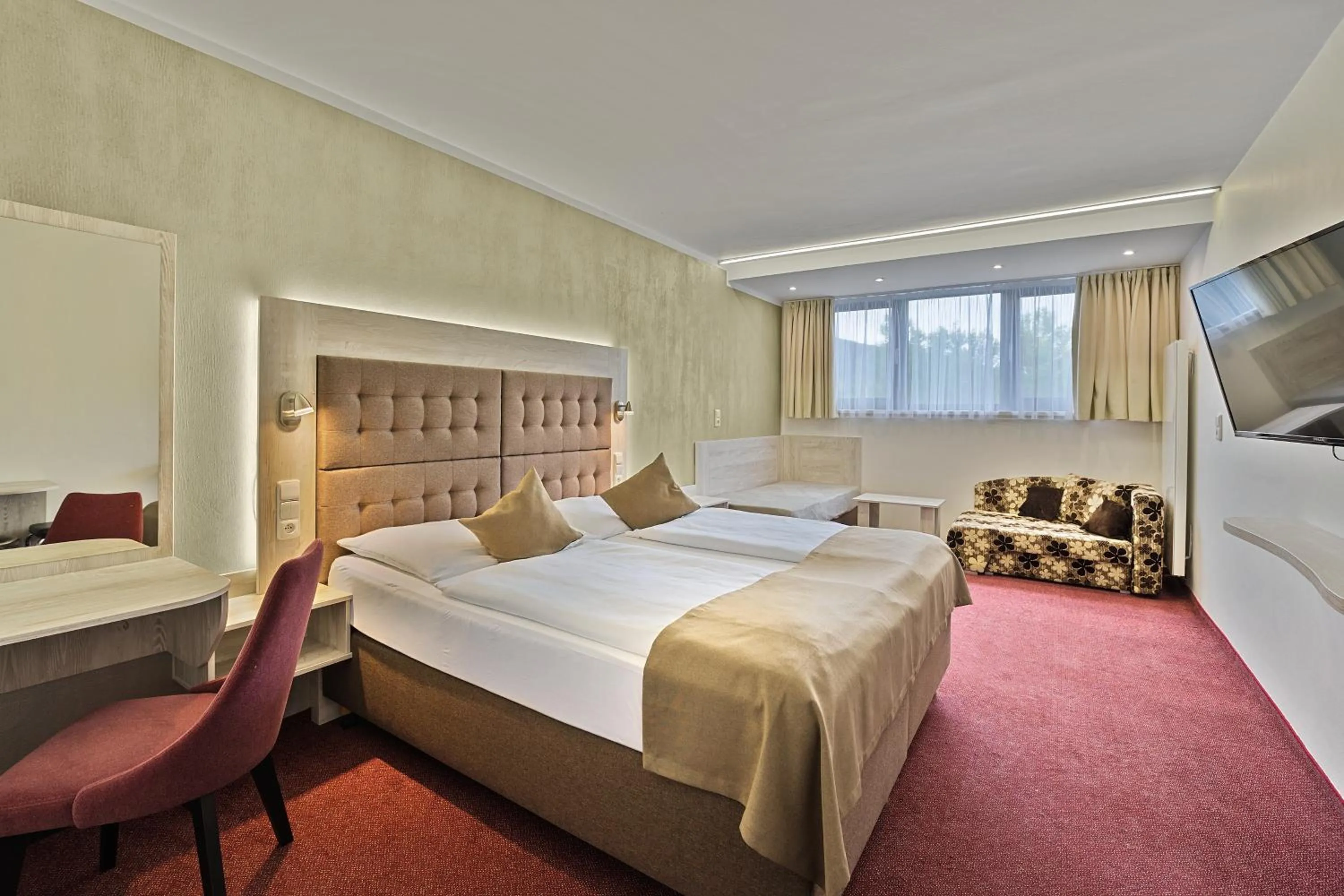 Bed in Wellness Hotel Astra