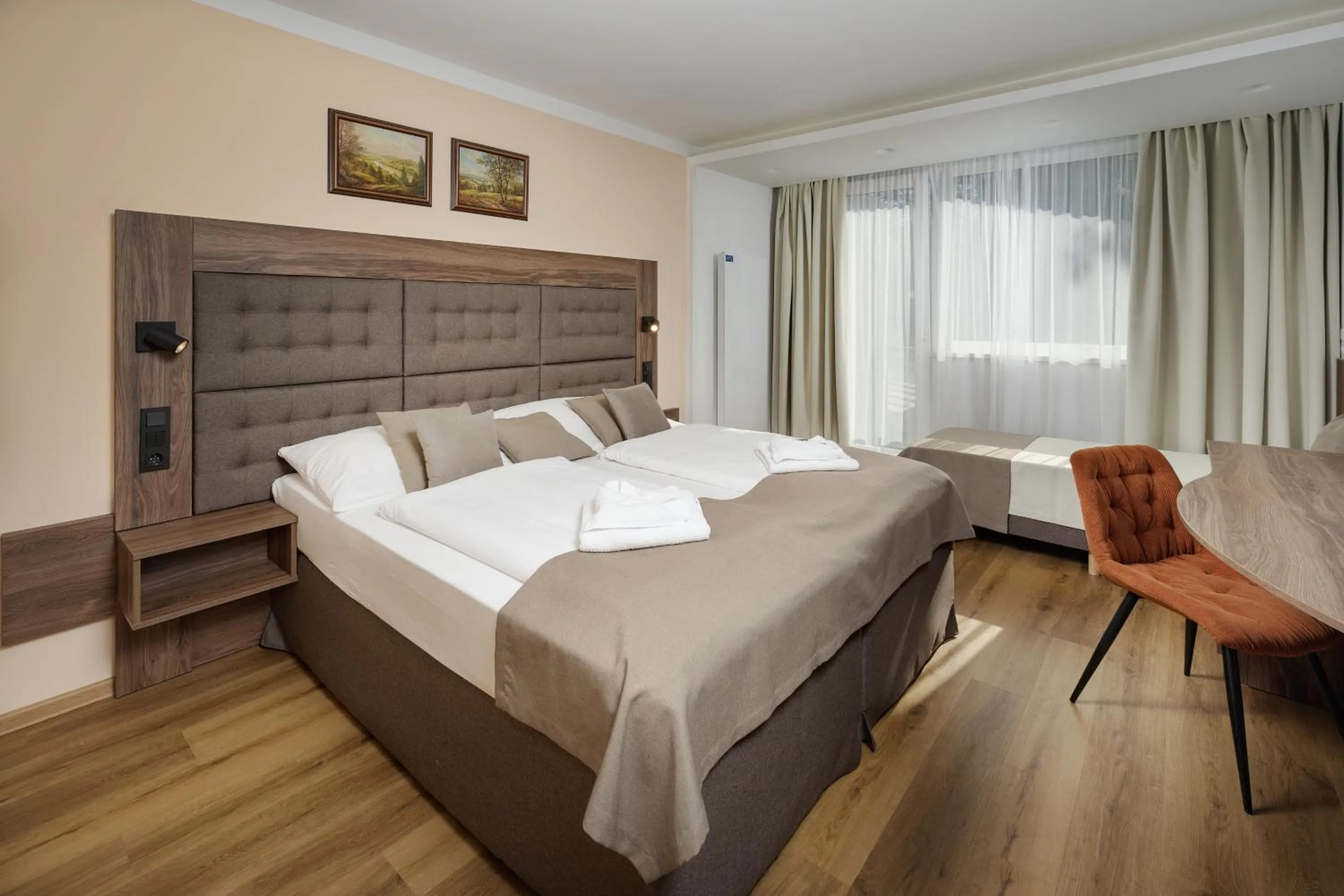 Bed in Wellness Hotel Astra