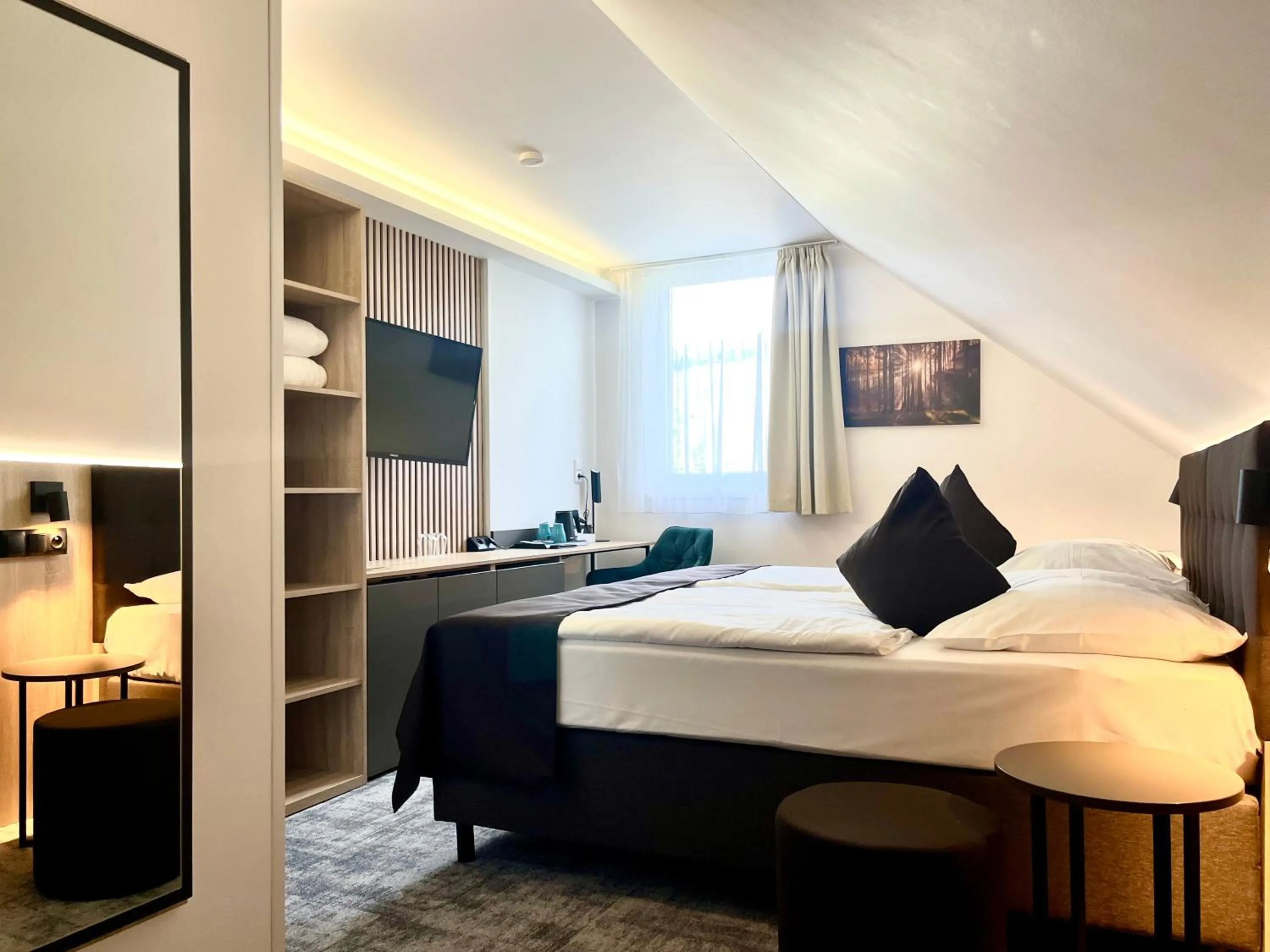 Bed in Wellness Hotel Astra