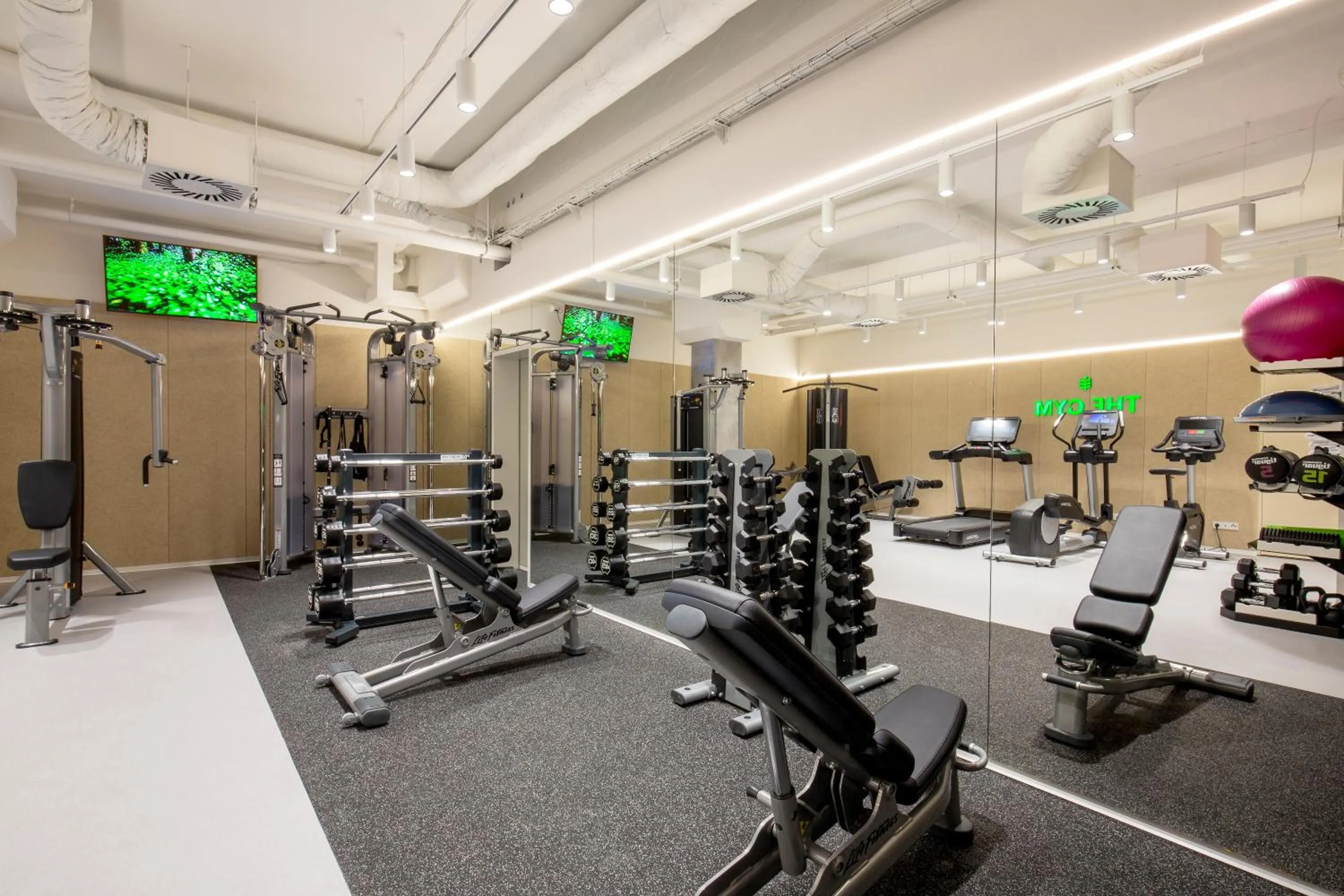 Fitness centre/facilities in Botanique Hotel Prague