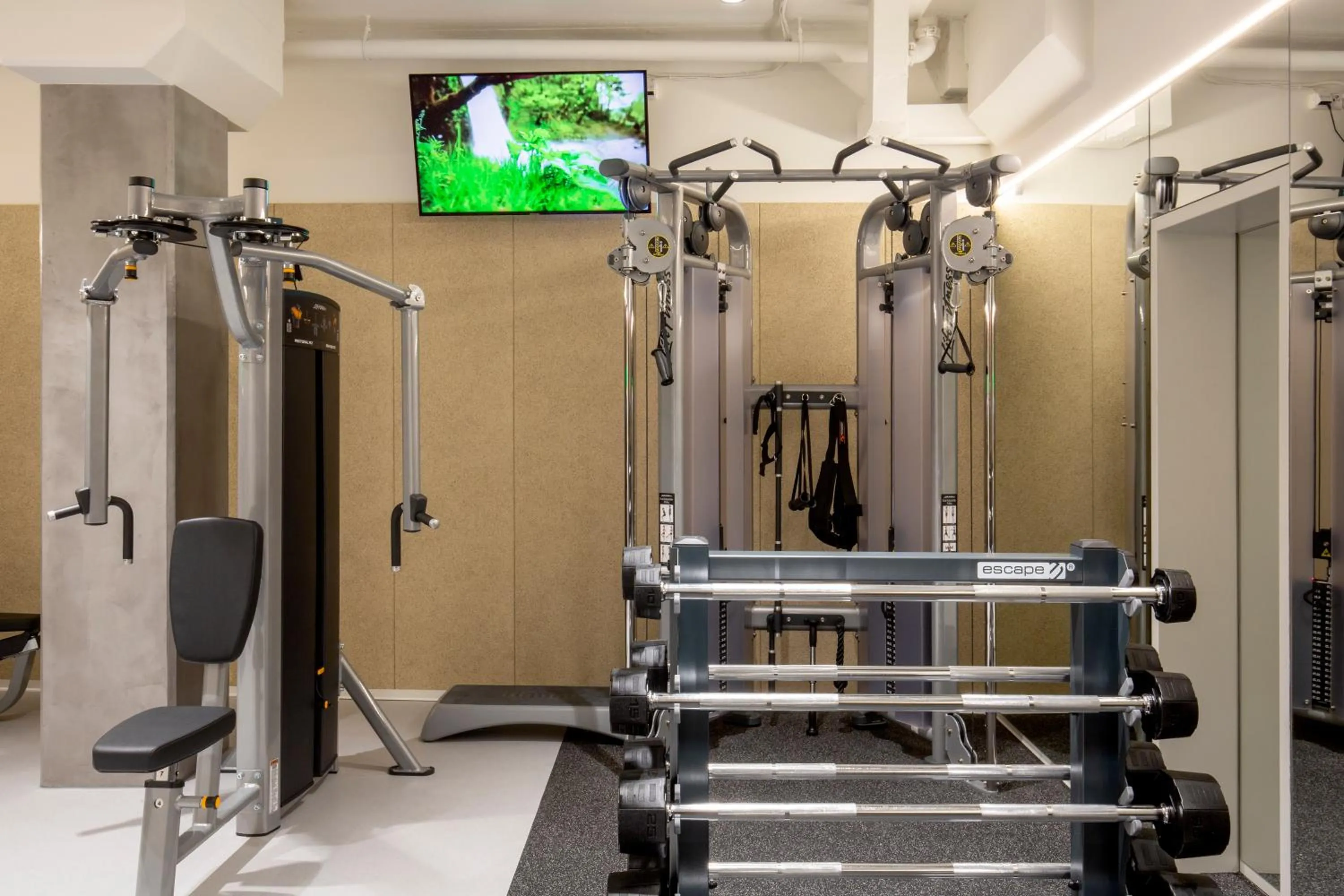 Fitness centre/facilities in Botanique Hotel Prague