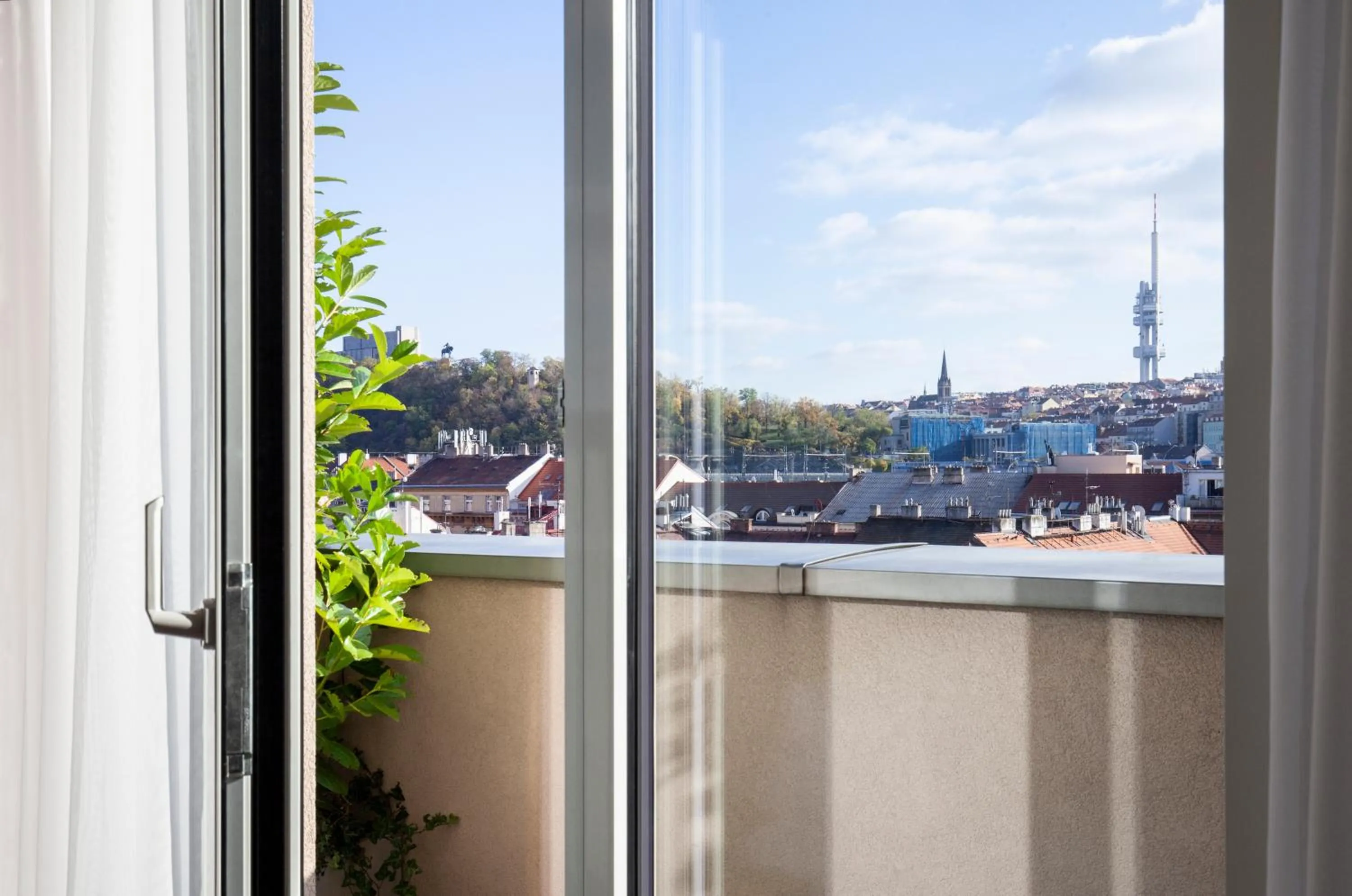 Balcony/Terrace in Botanique Hotel Prague