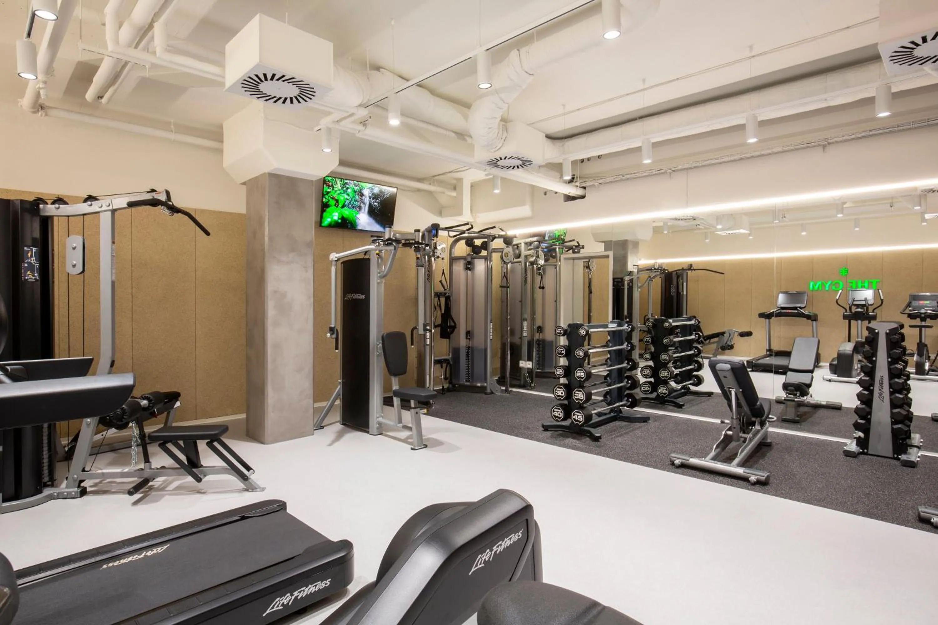 Fitness centre/facilities in Botanique Hotel Prague