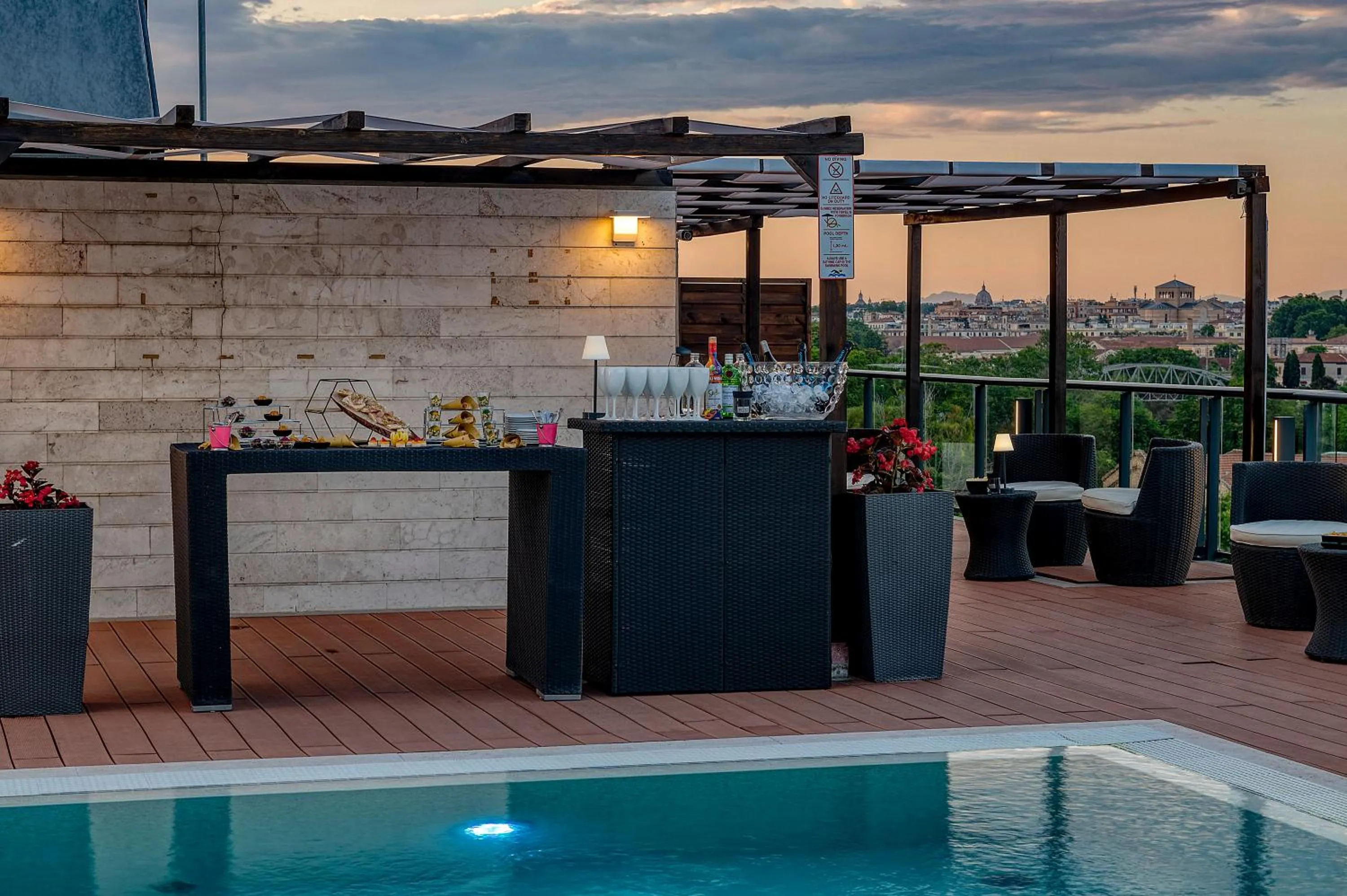 Balcony/Terrace in H10 Roma Città