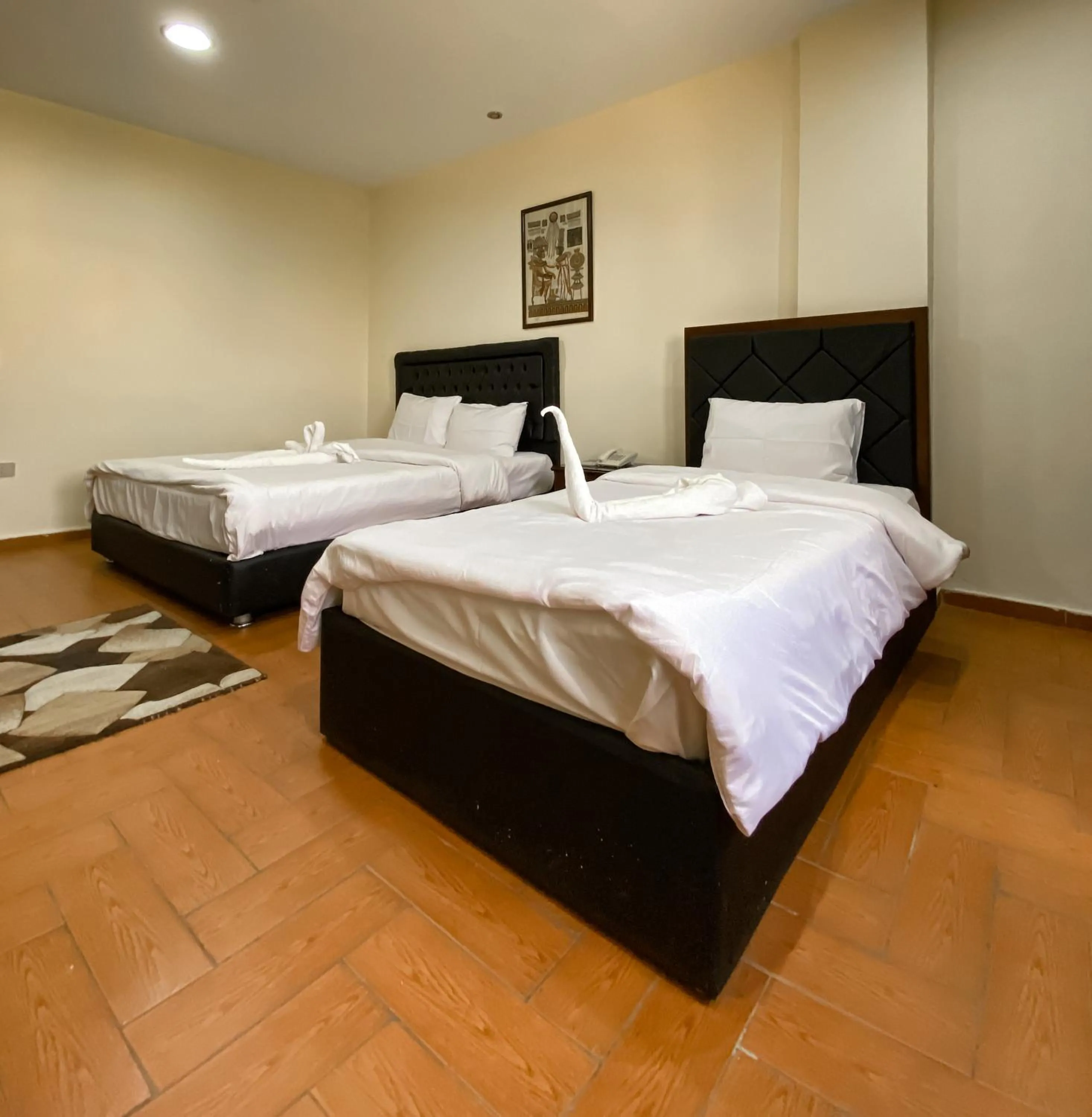 Bed in Best View Pyramids Hotel