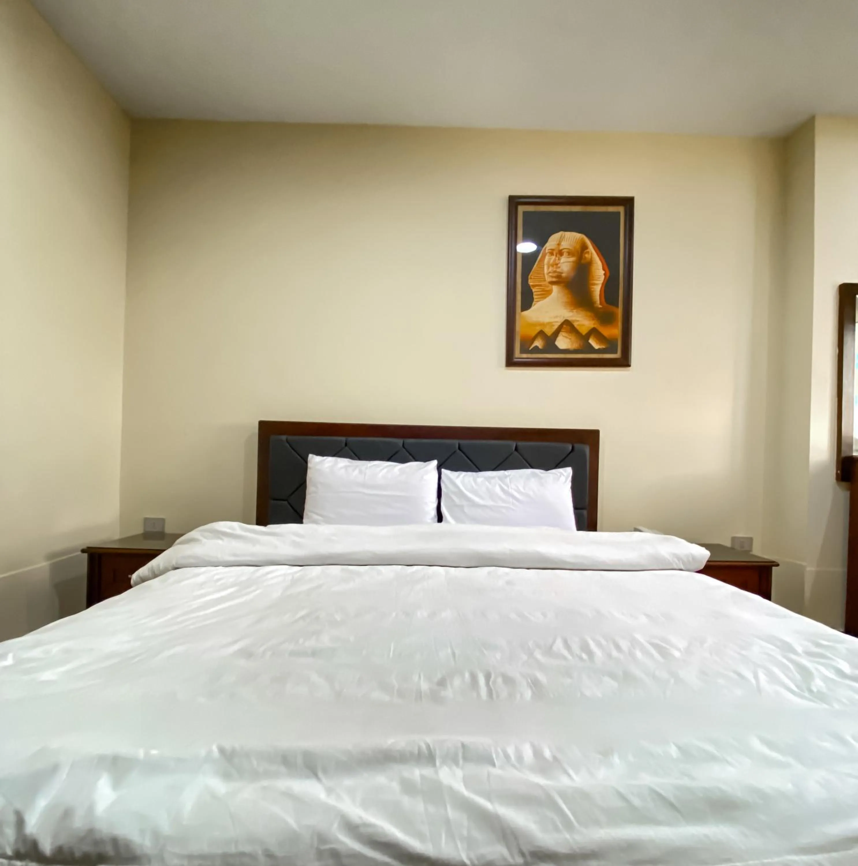 Bed in Best View Pyramids Hotel