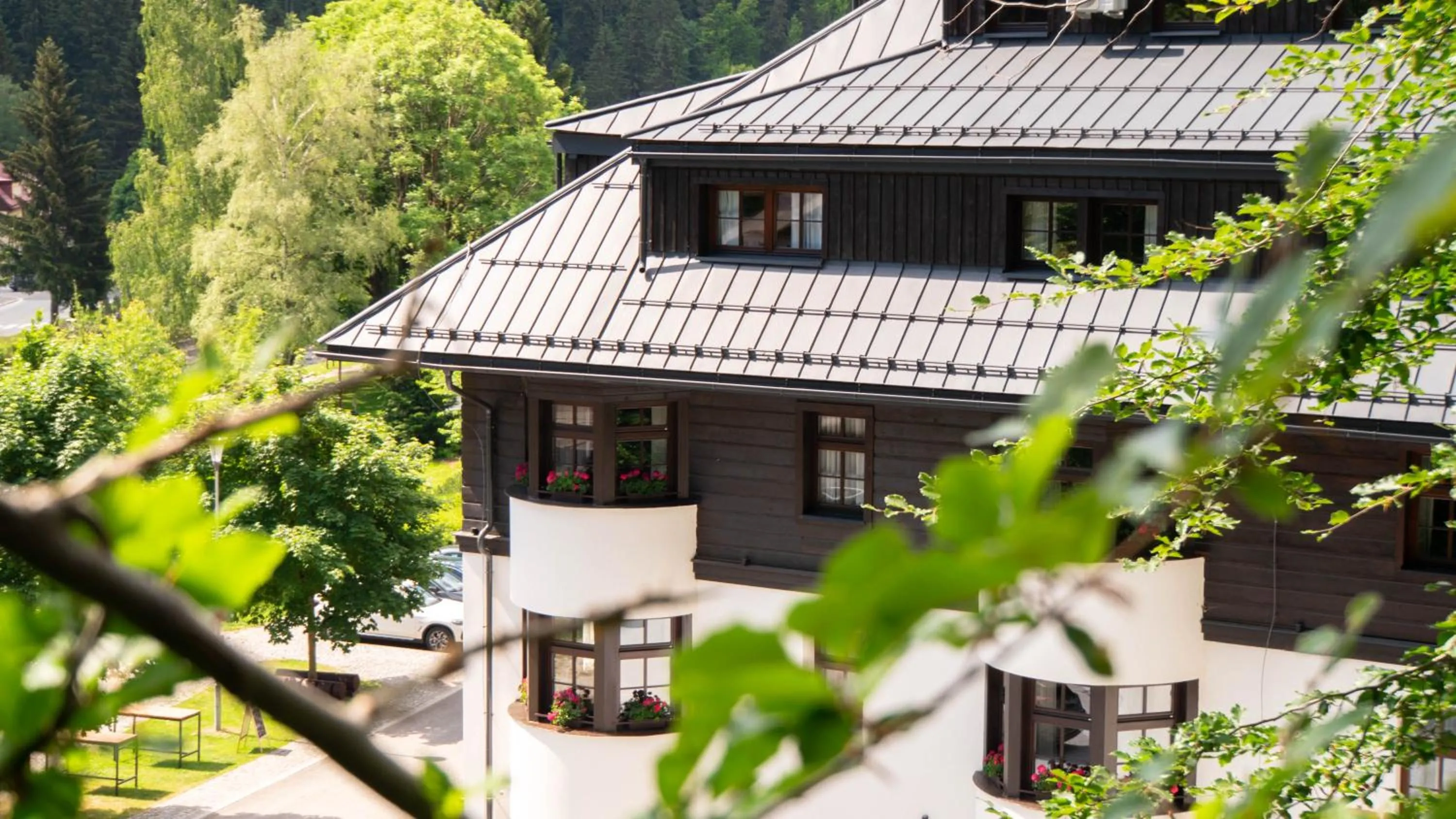 Property building in Boutique Hotel Soyka