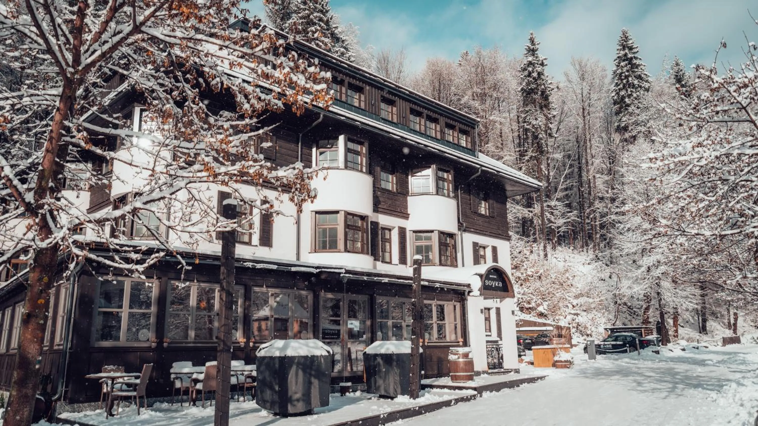 Property building in Boutique Hotel Soyka