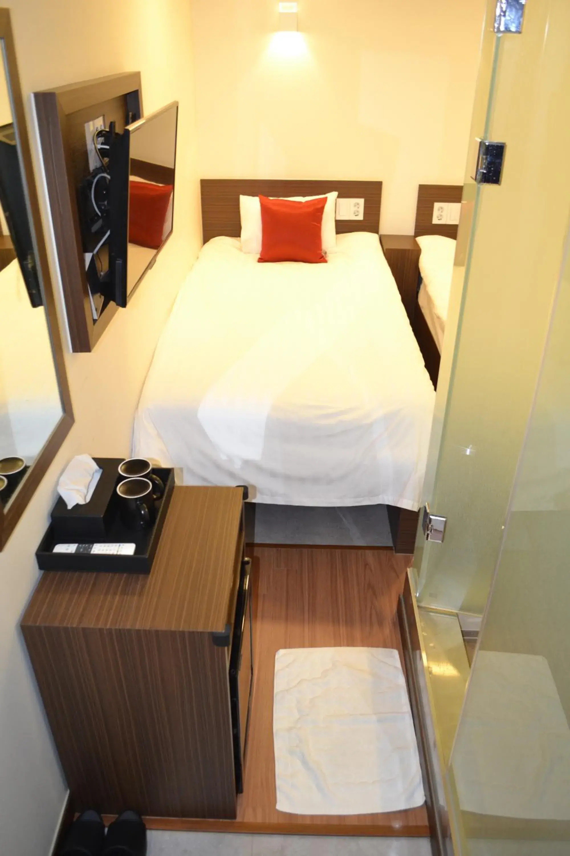Decorative detail, Bed in Tripstay Myeongdong Decorative detail, Bed in Tripstay Myeongdong