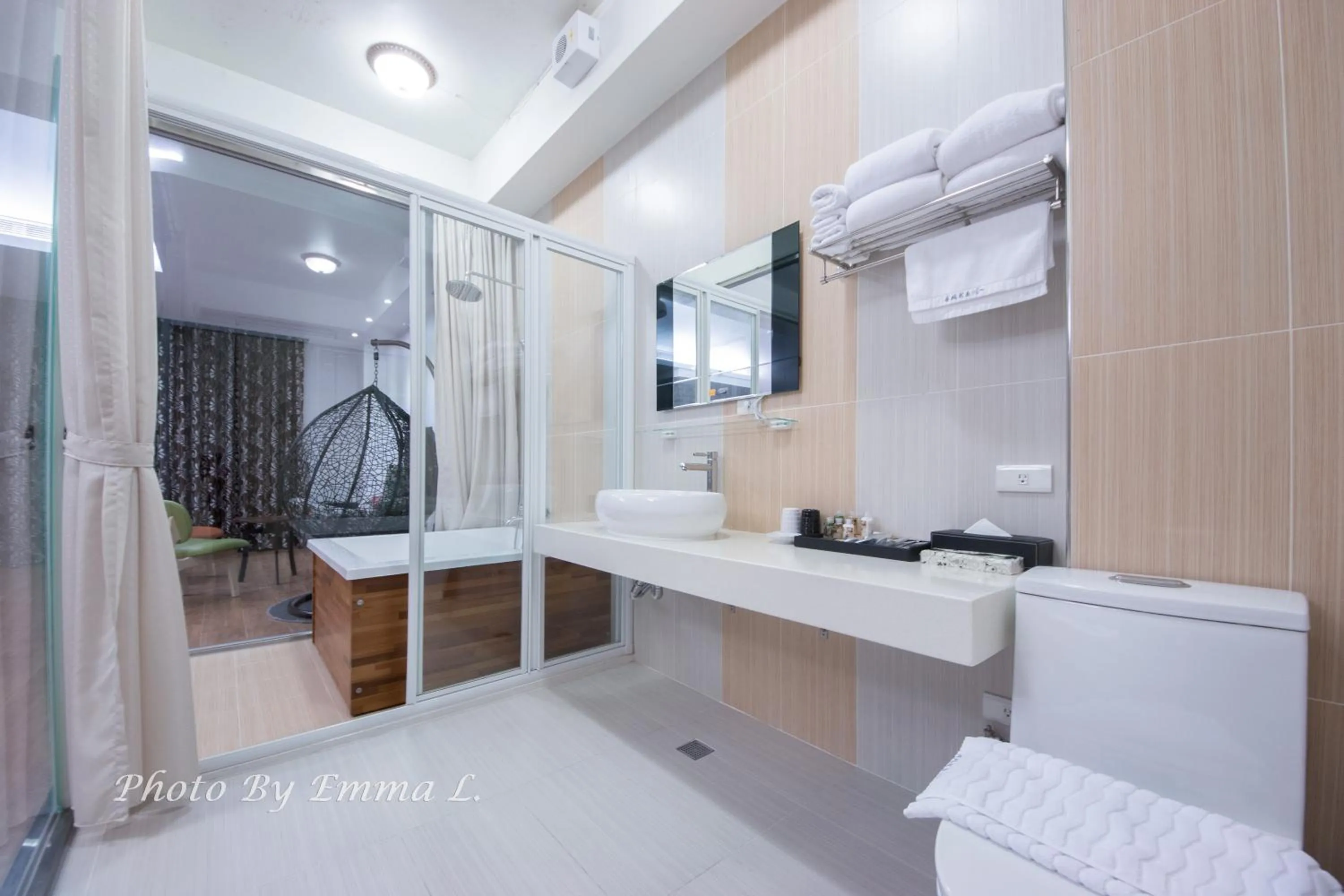 Toilet in Colorful Fish Cottage