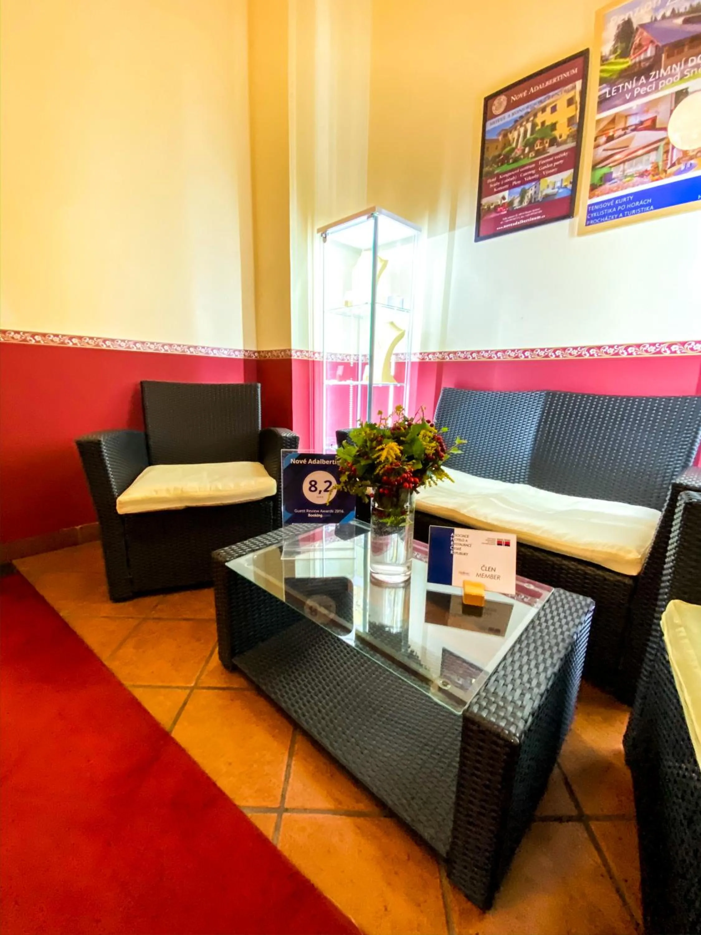 Lobby or reception in Nové Adalbertinum