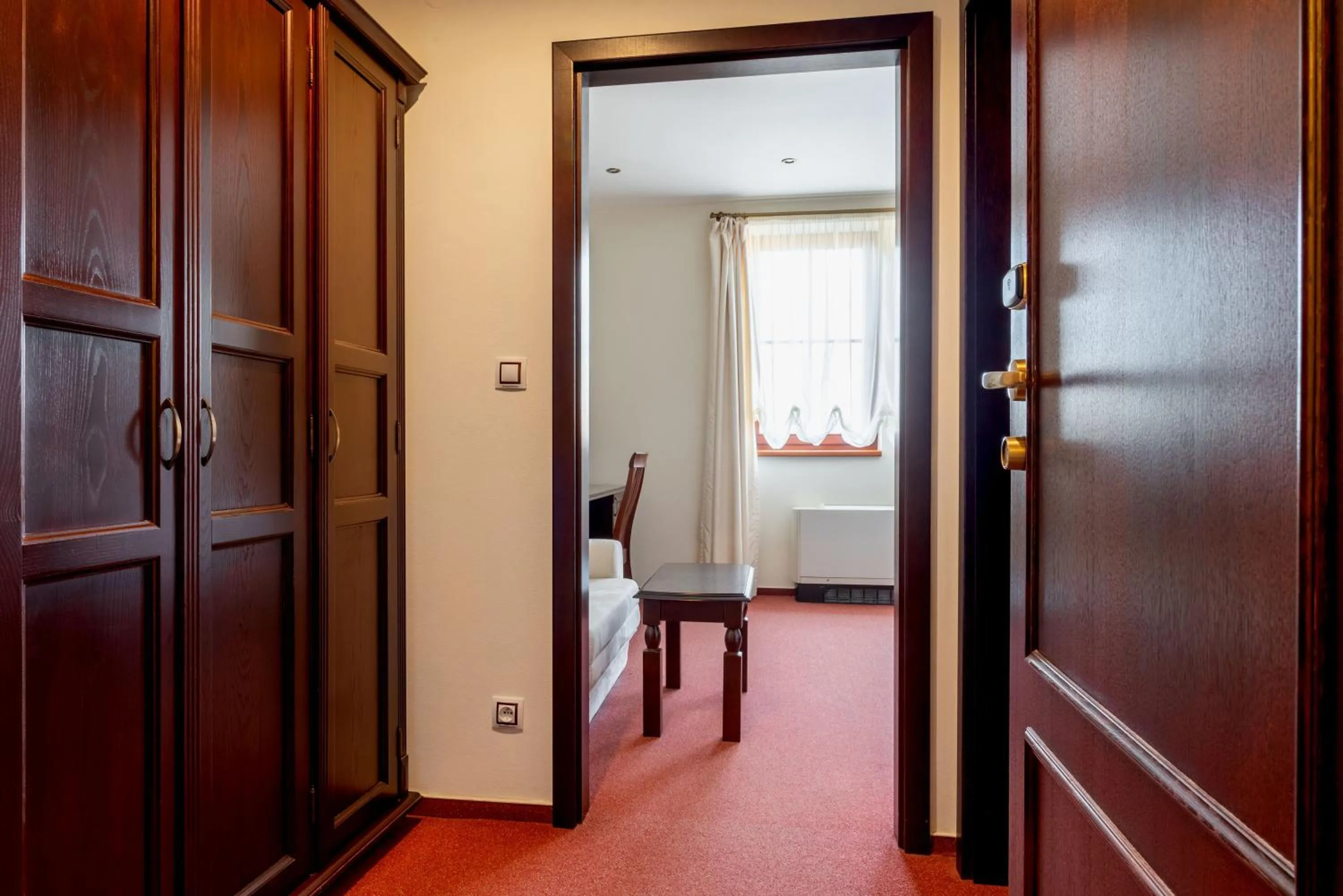 wardrobe in Hotel Purkmistr