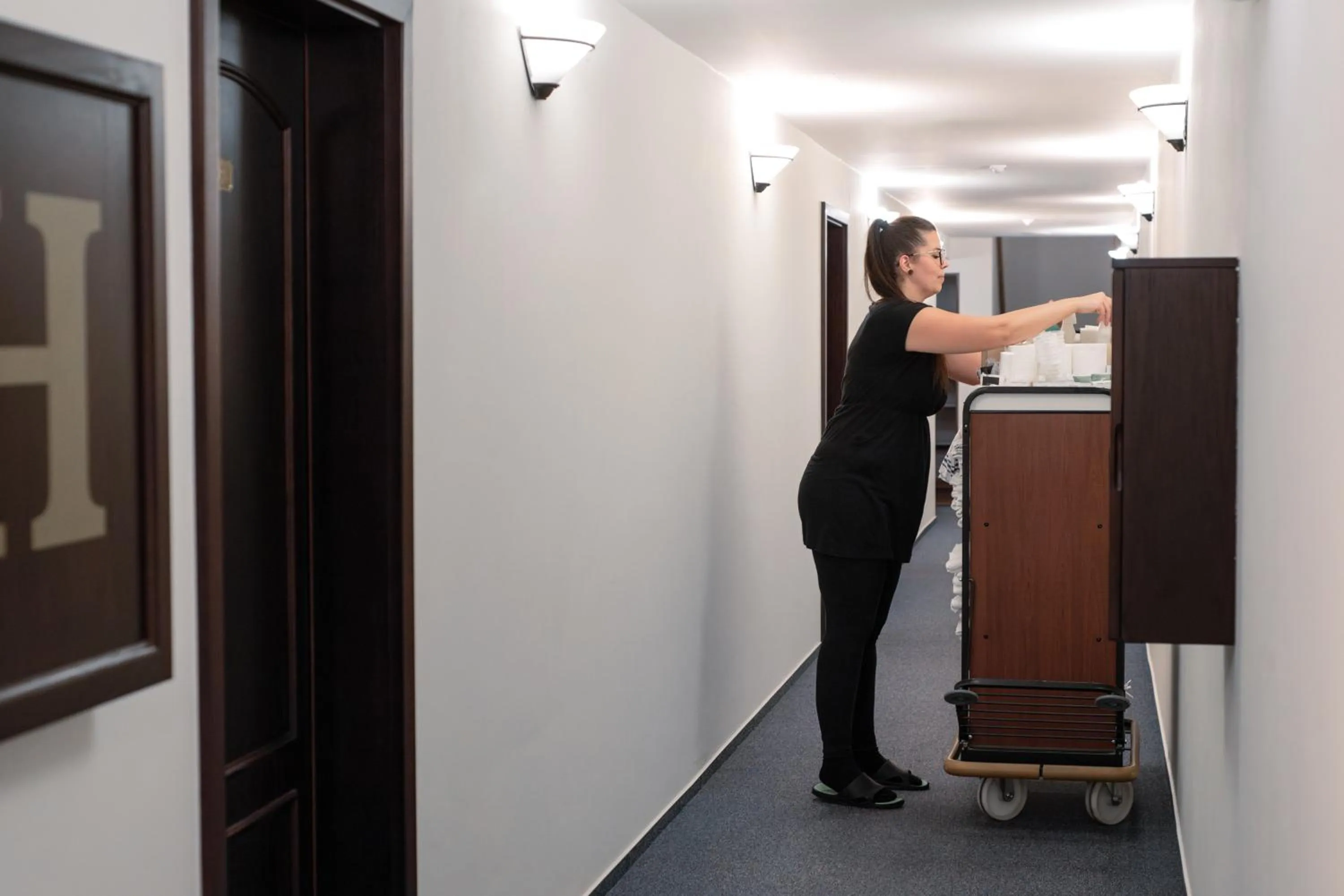 room service in Hotel Purkmistr