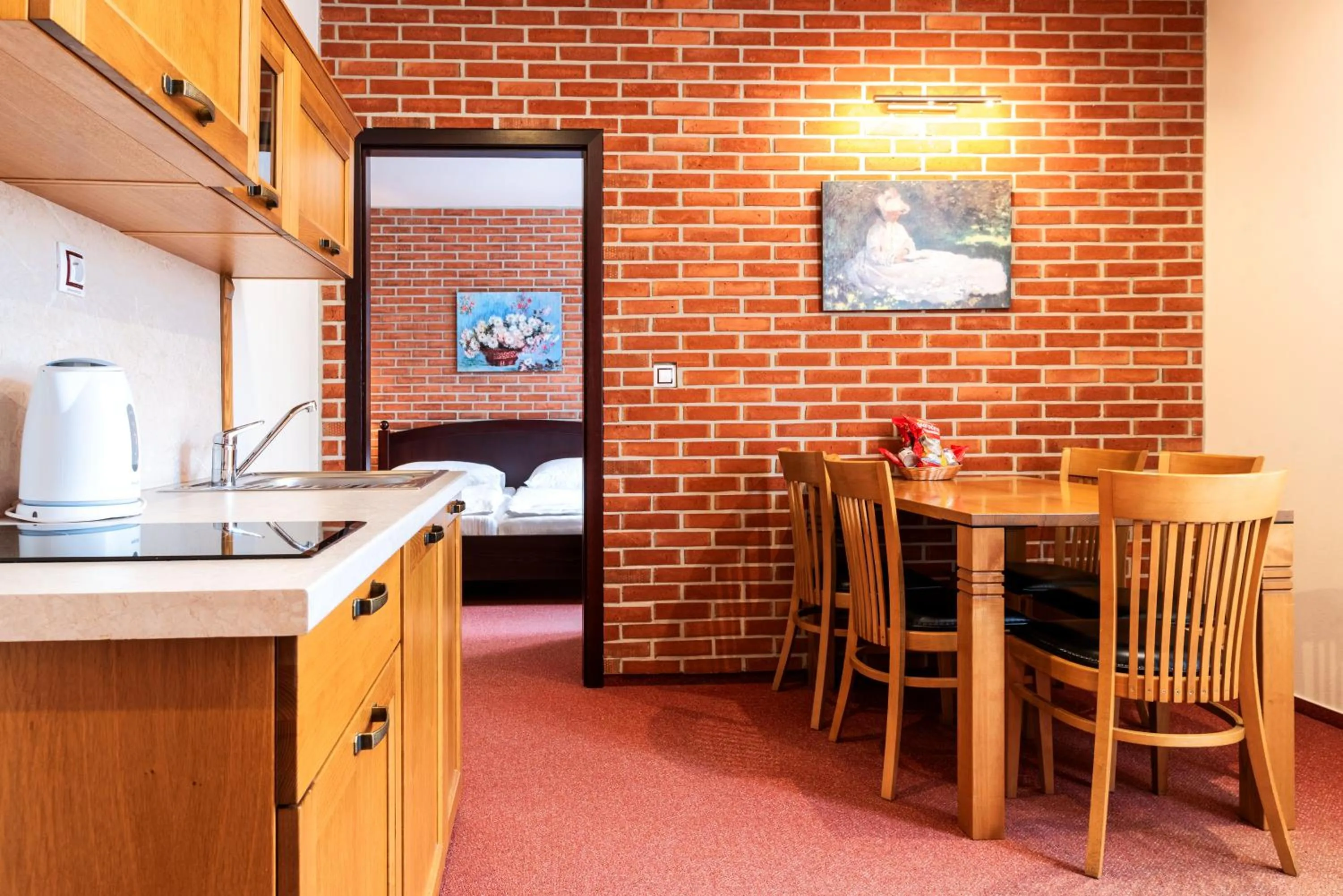 Dining area in Hotel Purkmistr