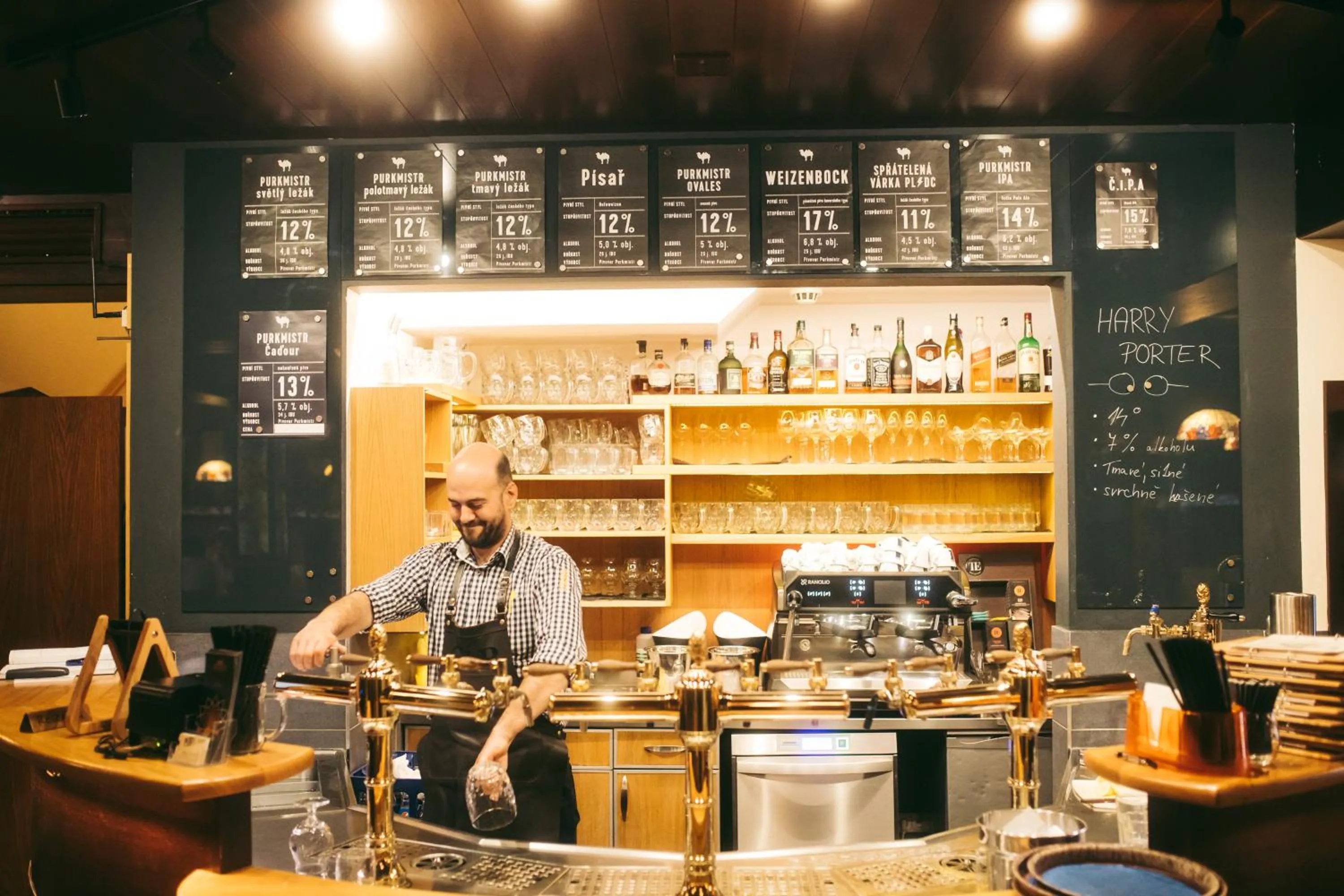 Restaurant/places to eat in Hotel Purkmistr