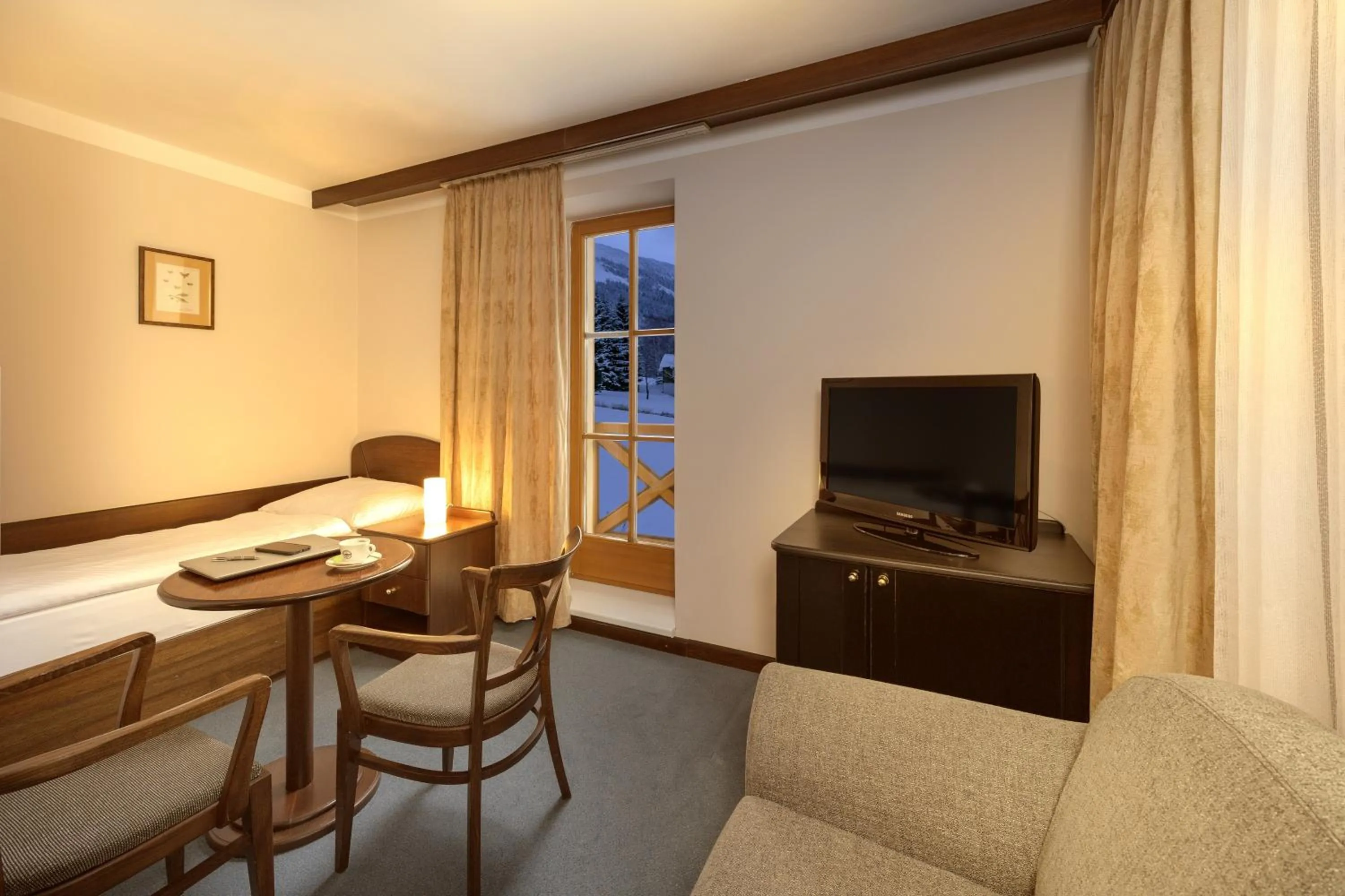 Bed in Hotel Zátiší