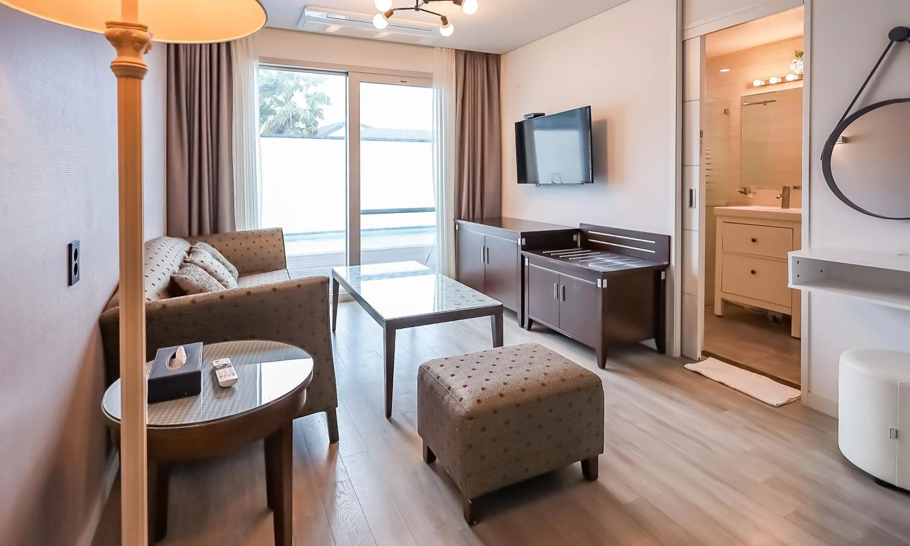 Living room, Seating Area in Pool Villa Sorang