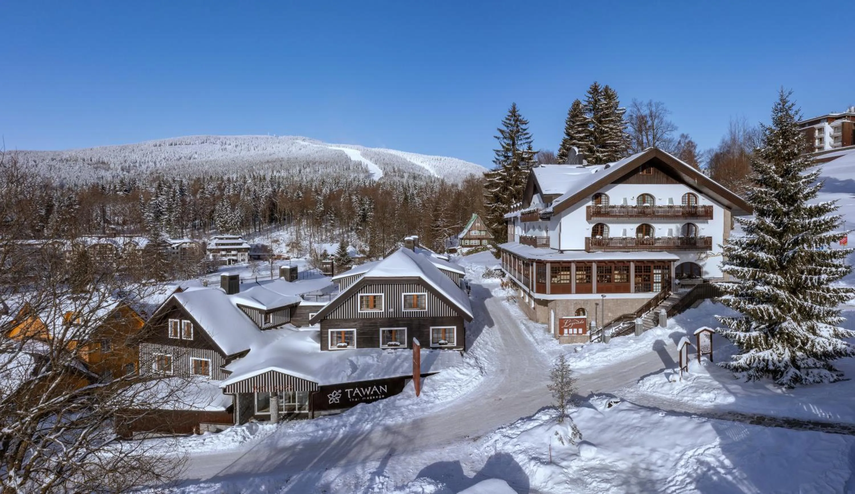 Property building in Wellness Hotel Windsor