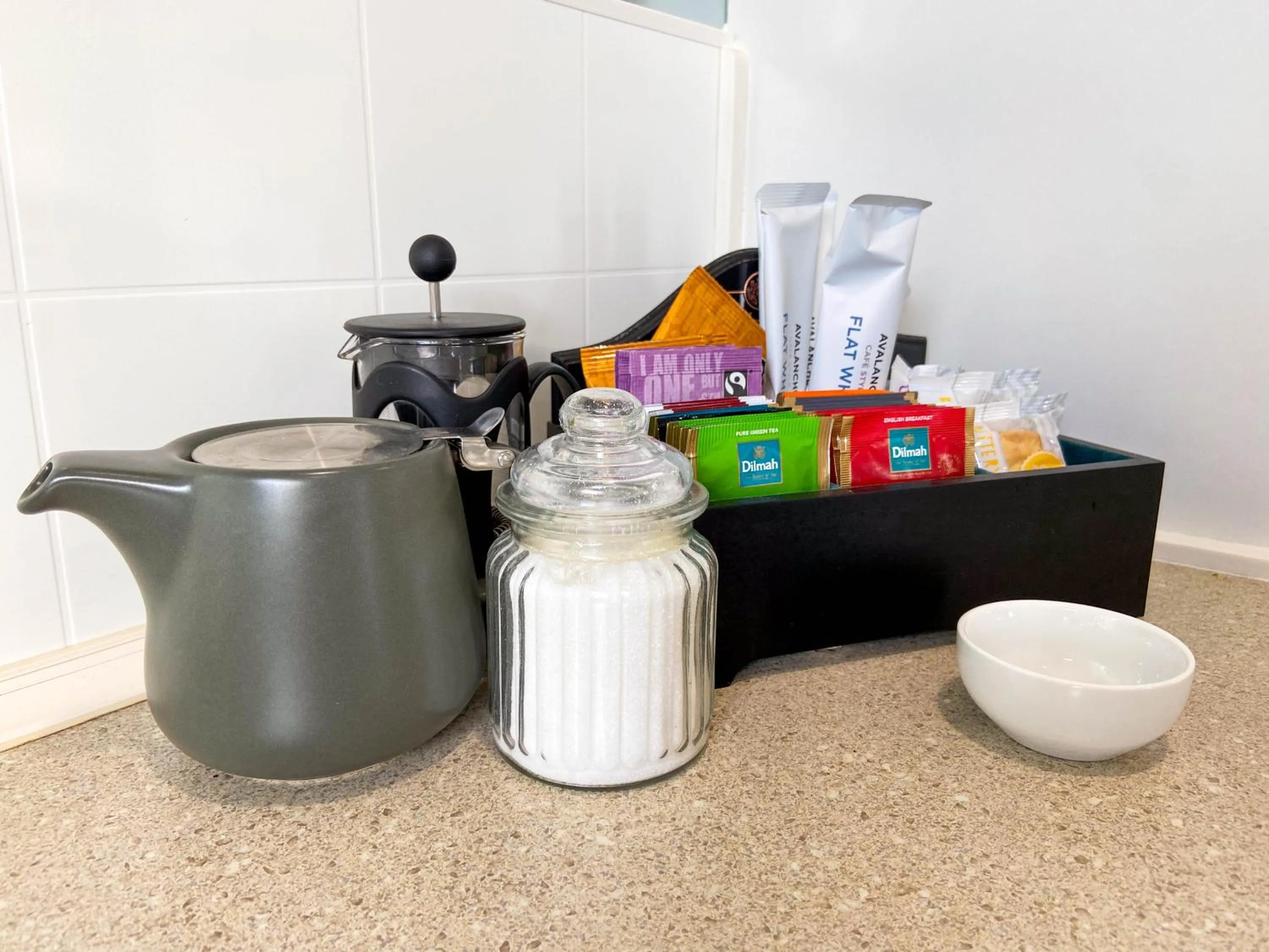Coffee/tea facilities in Kauri Villas