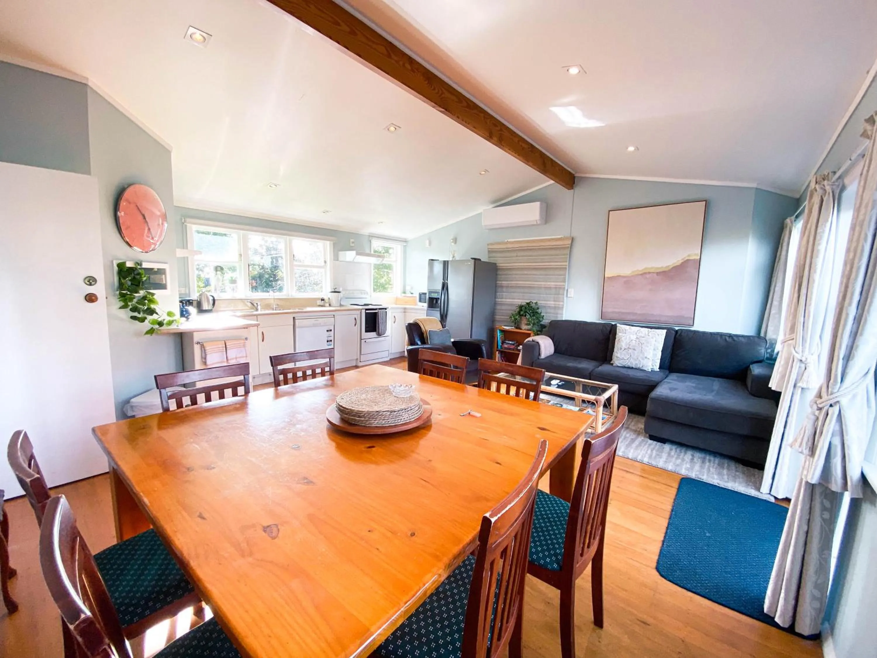 Dining area in Kauri Villas