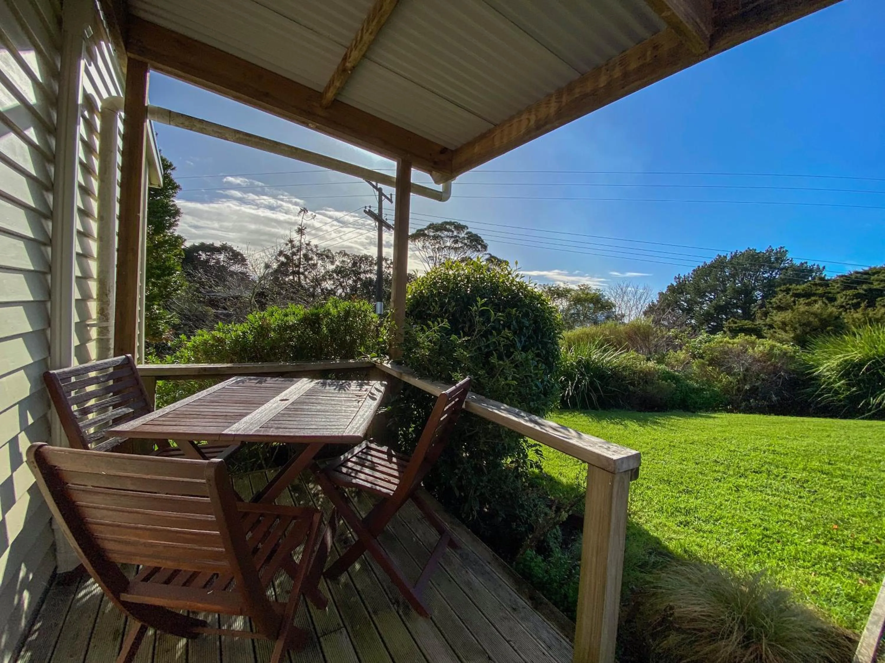 Patio in Kauri Villas