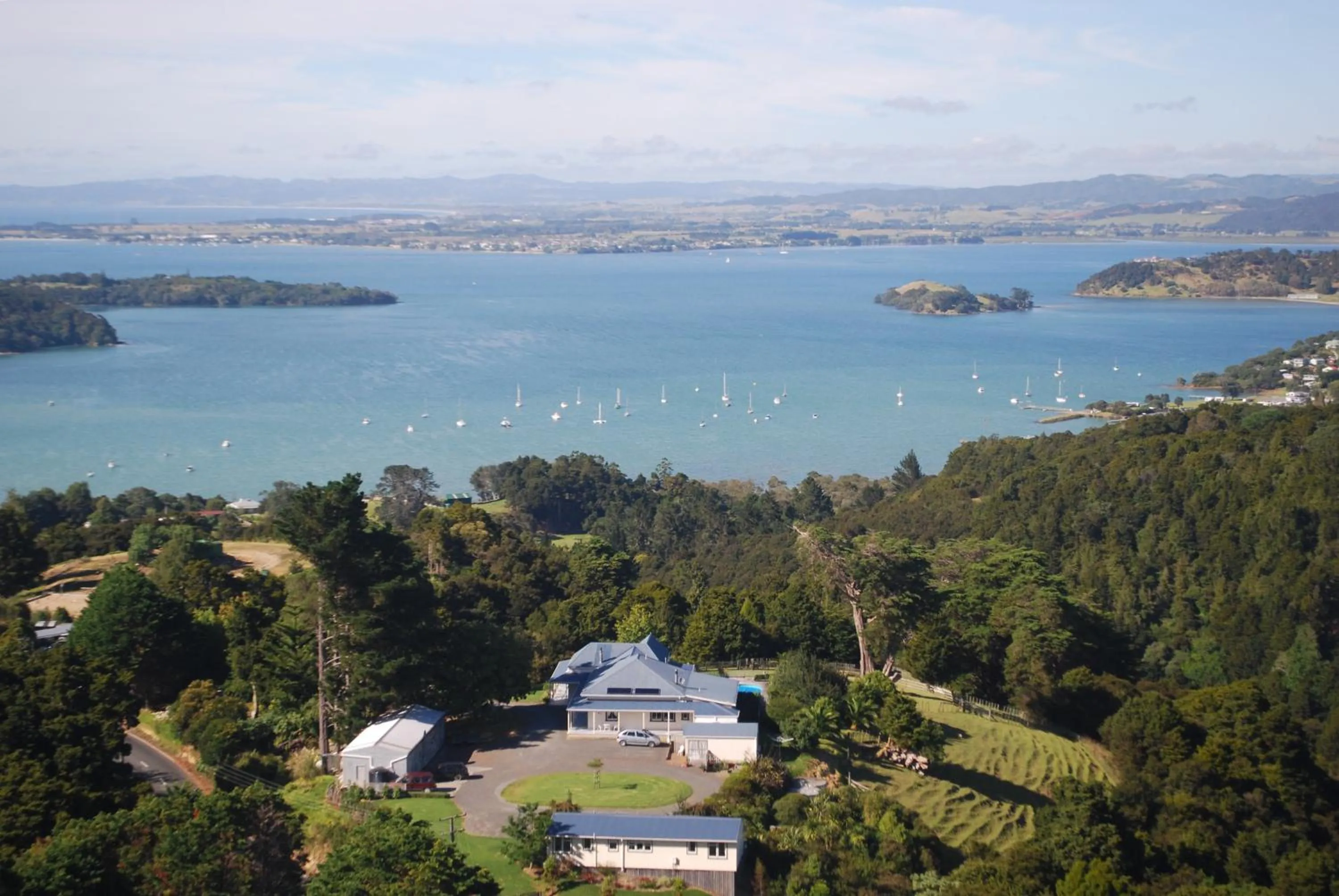 Bird's eye view in Kauri Villas
