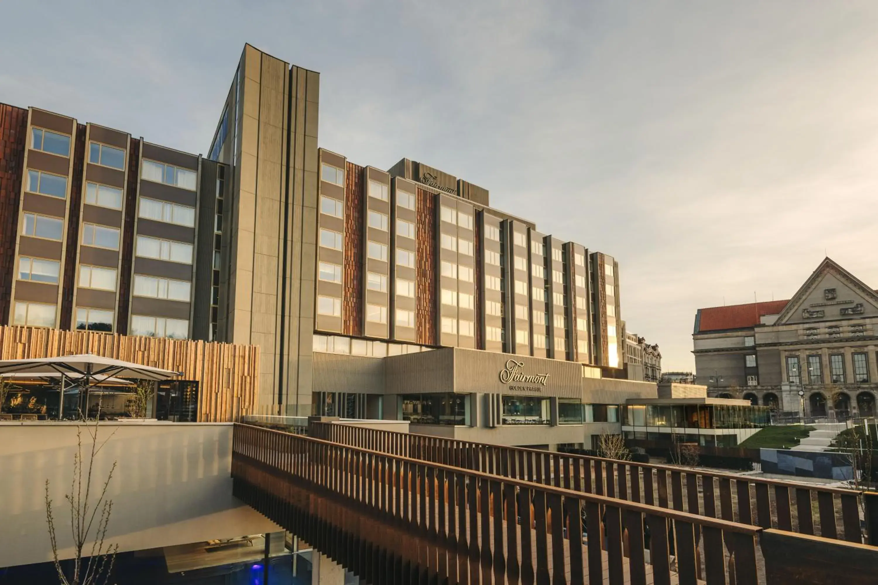 Property building in Fairmont Golden Prague Property building in Fairmont Golden Prague