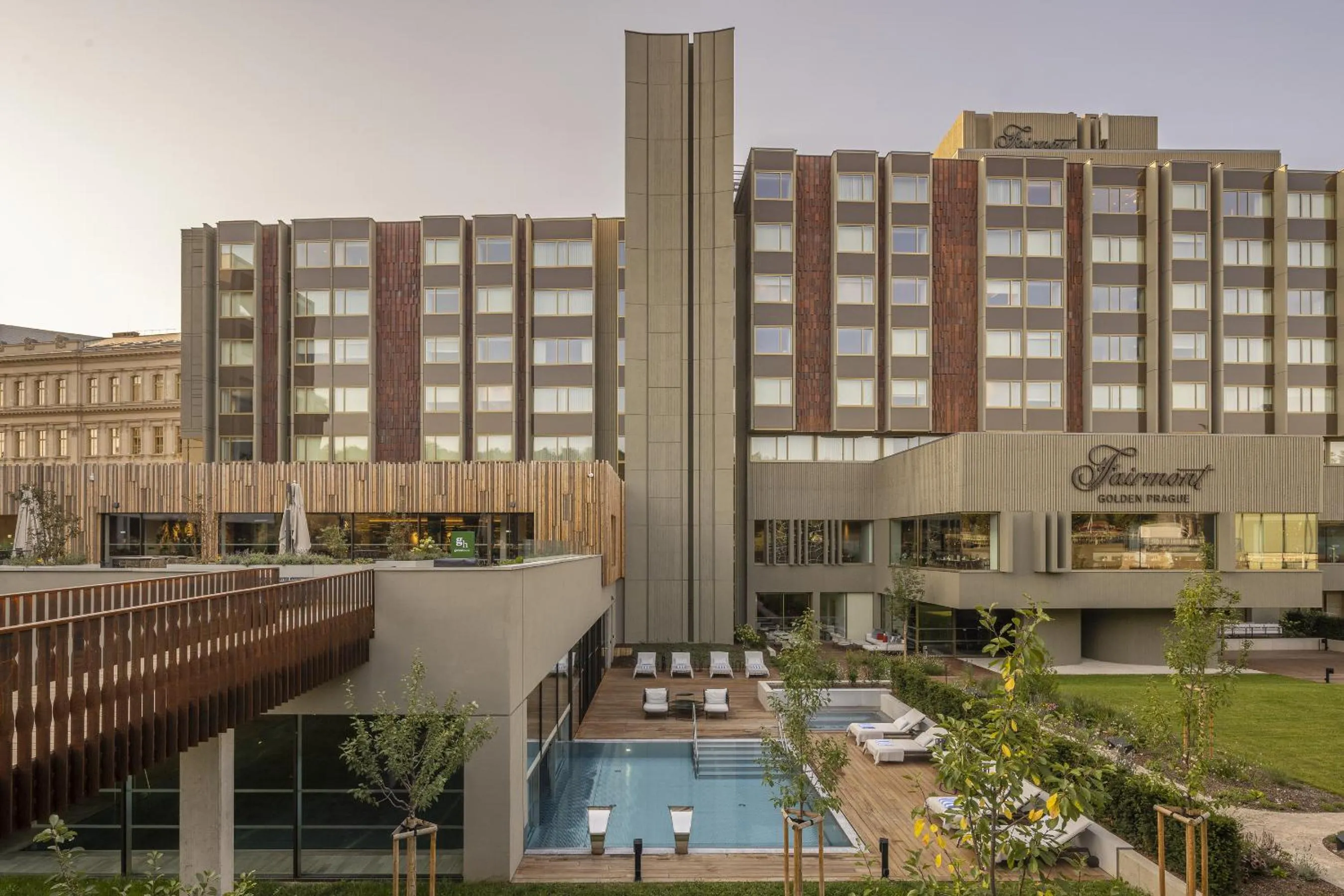Property building in Fairmont Golden Prague