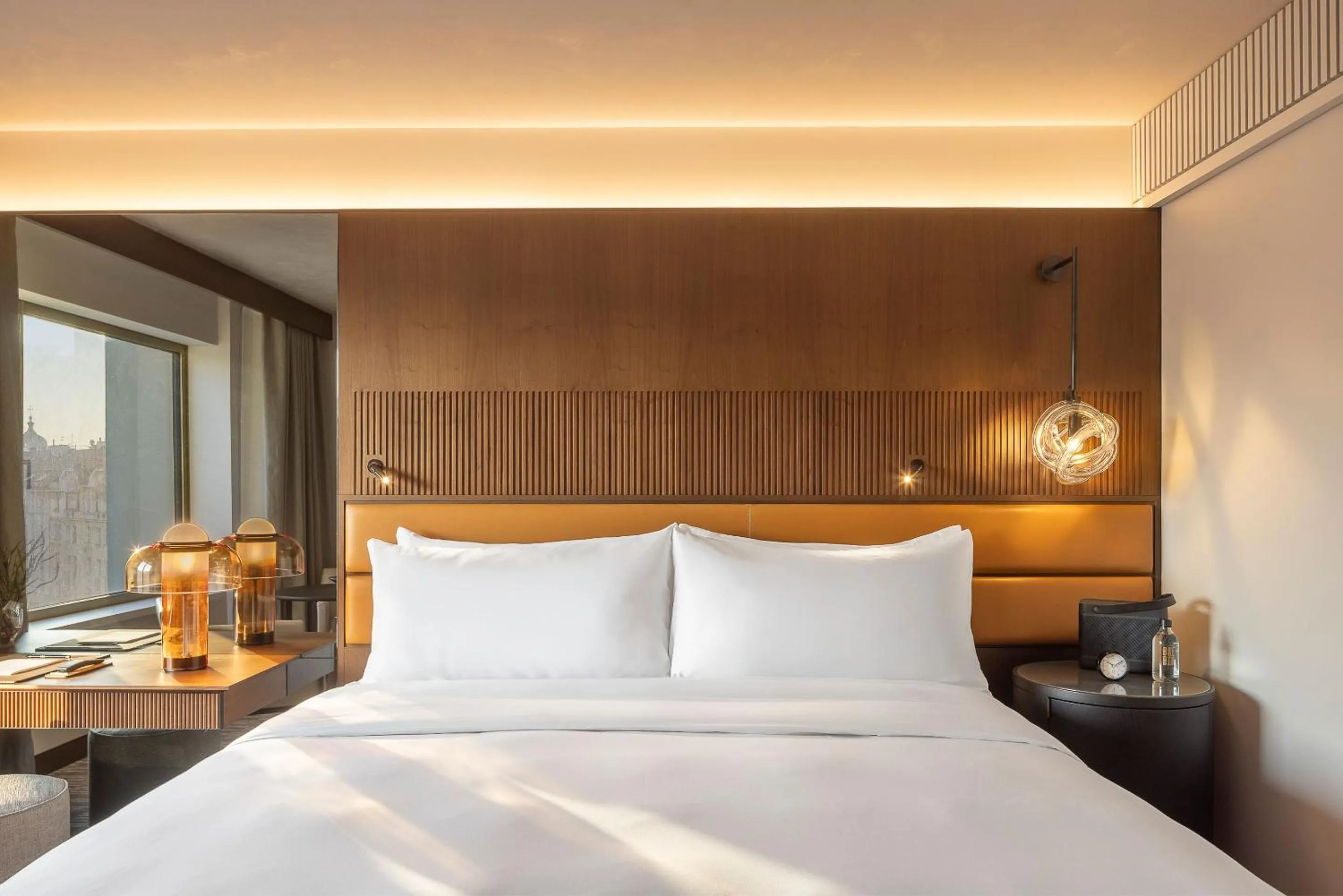 Bedroom, Bed in Fairmont Golden Prague