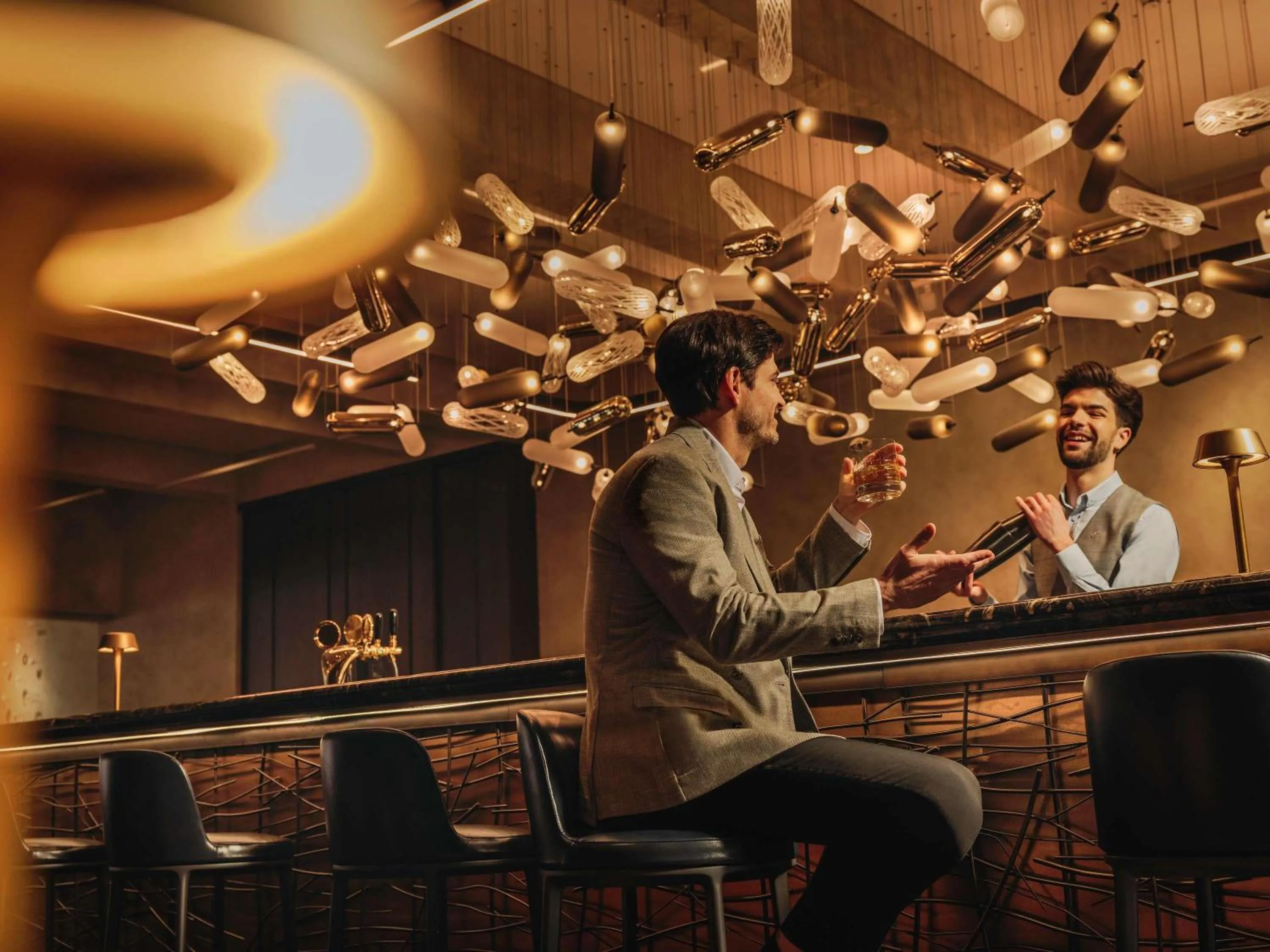 Lounge or bar in Fairmont Golden Prague