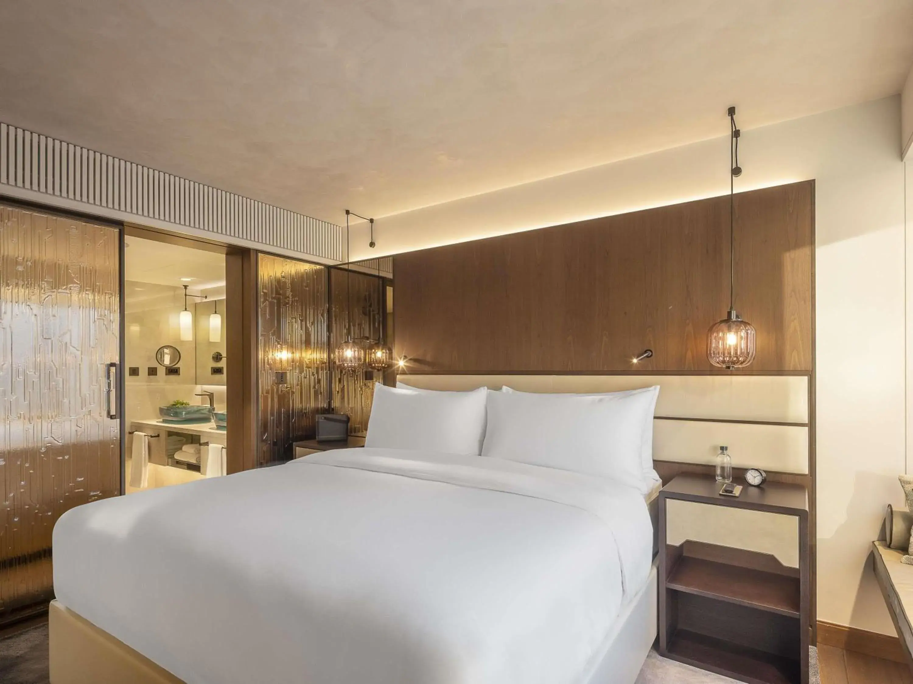 Bedroom, Bed in Fairmont Golden Prague Bedroom, Bed in Fairmont Golden Prague