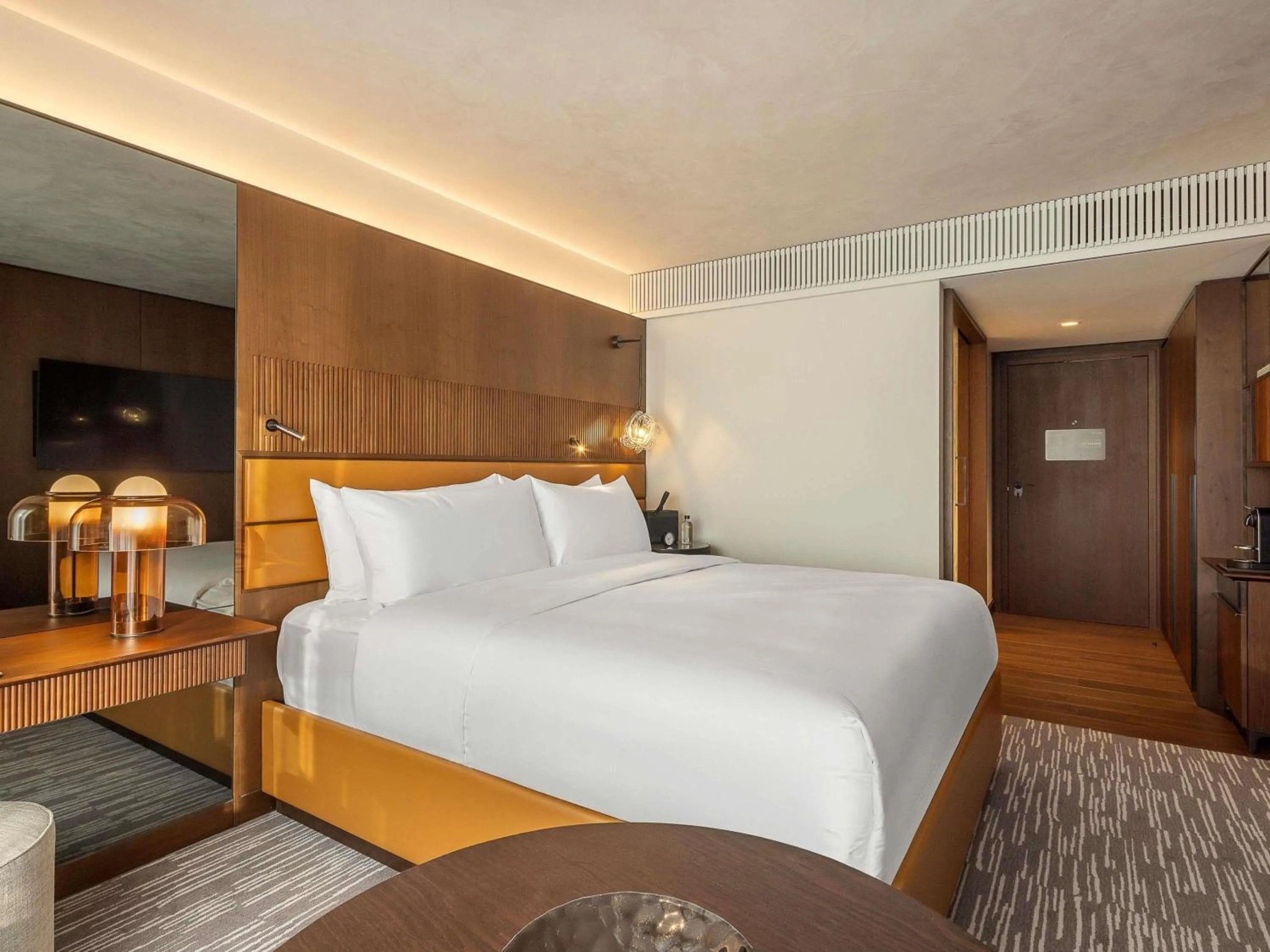 Bedroom, Bed in Fairmont Golden Prague