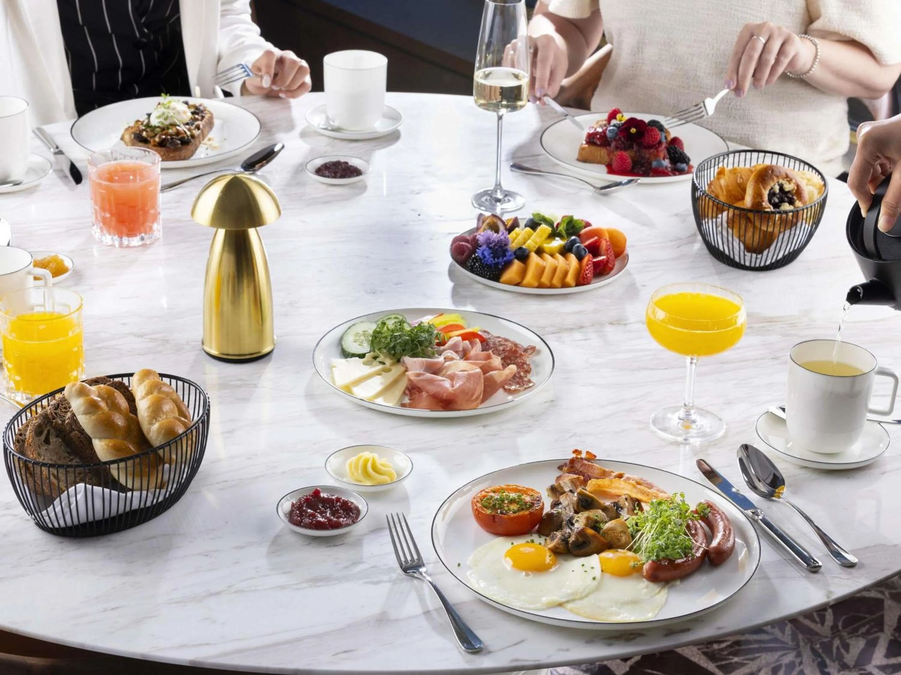 Breakfast in Fairmont Golden Prague