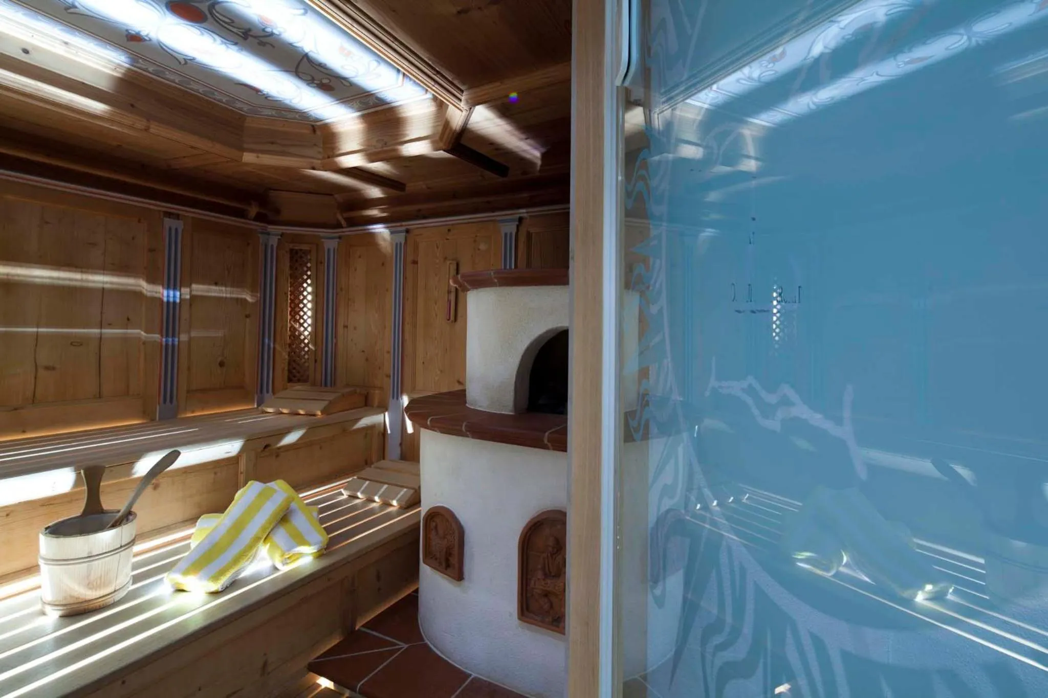 Sauna in Hotel Al Sonnenhof