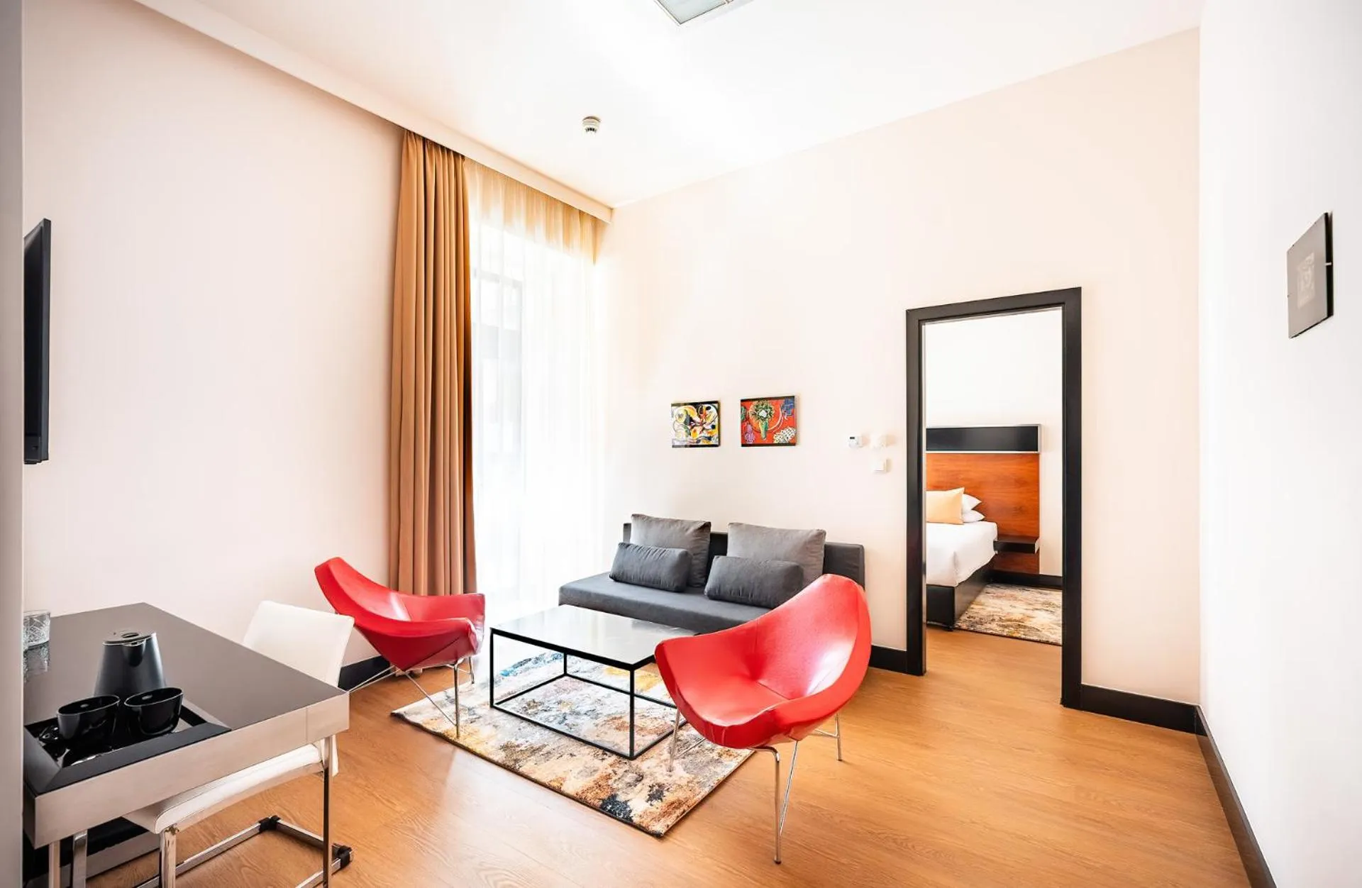 Living room in Grand Majestic Hotel Prague