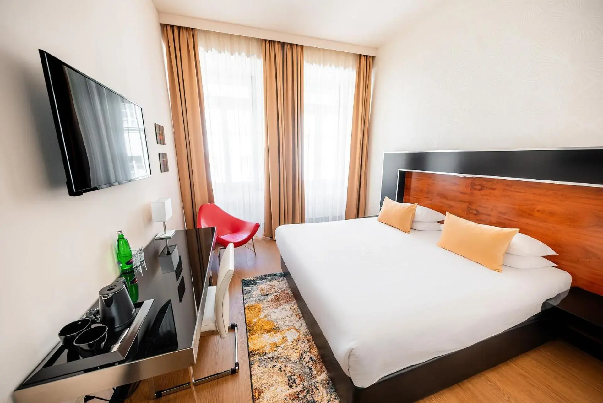 Bed in Grand Majestic Hotel Prague Bed in Grand Majestic Hotel Prague