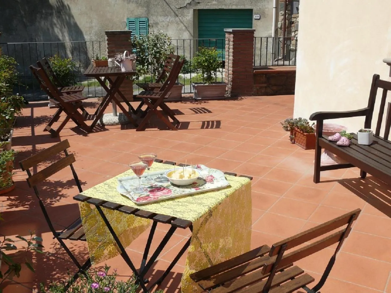 Balcony/Terrace in Antica Bottega di Vinci