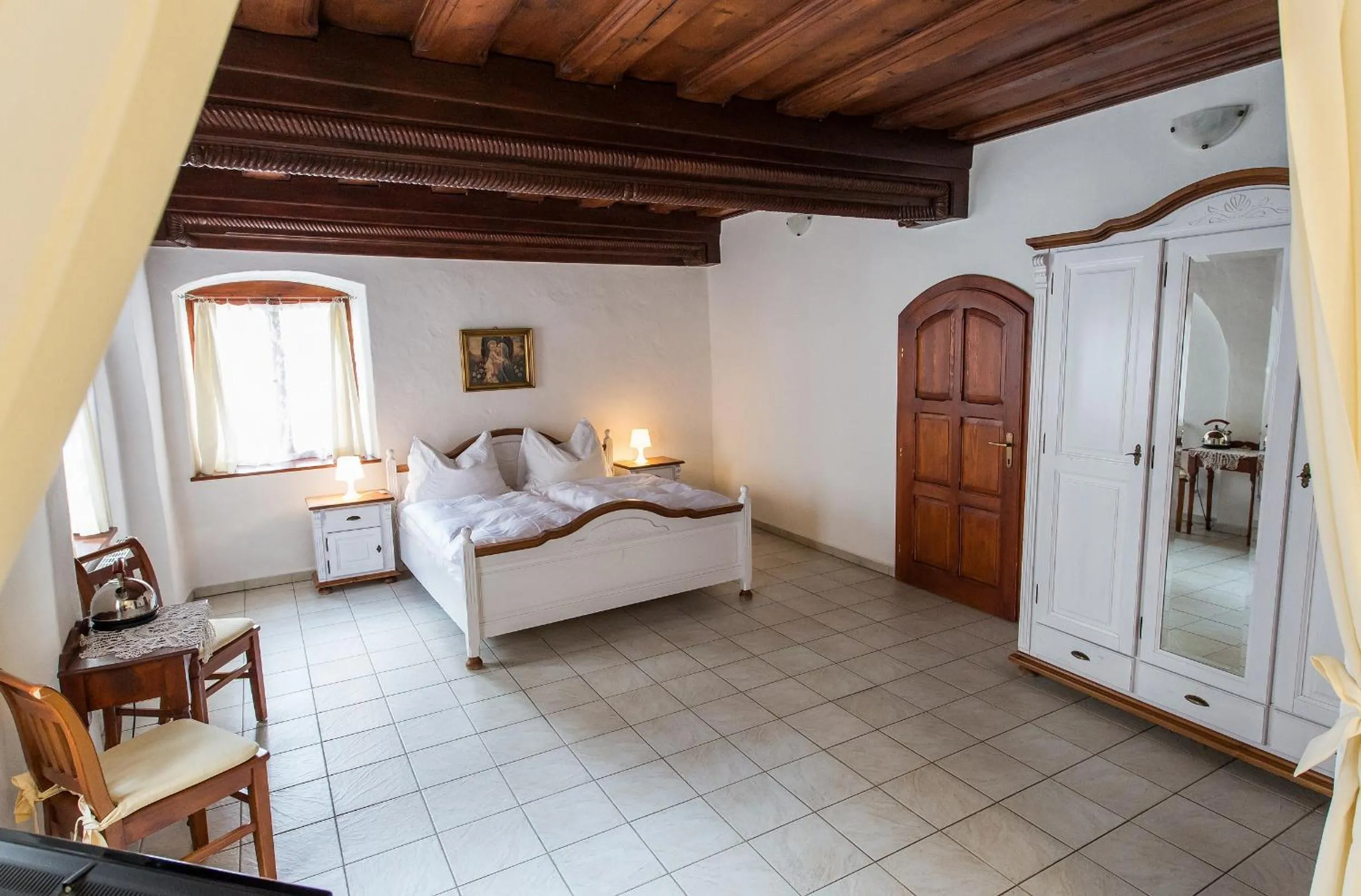 Bed in Pension U Zámku