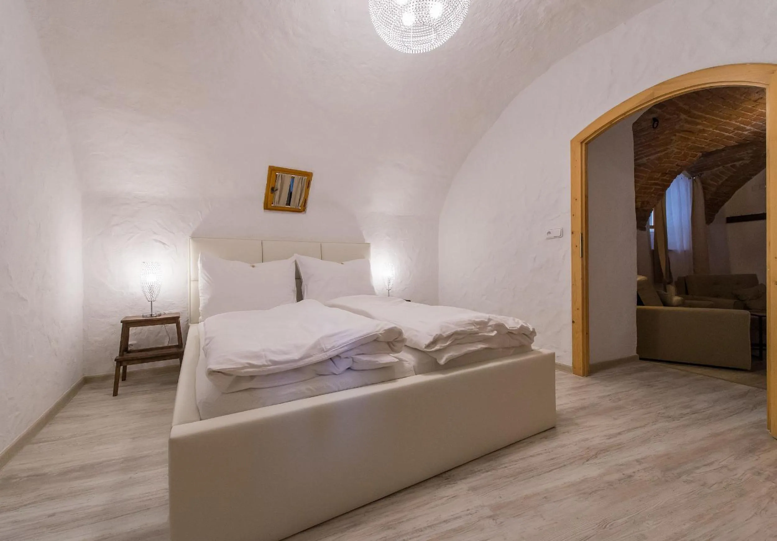 Bed in Pension U Zámku