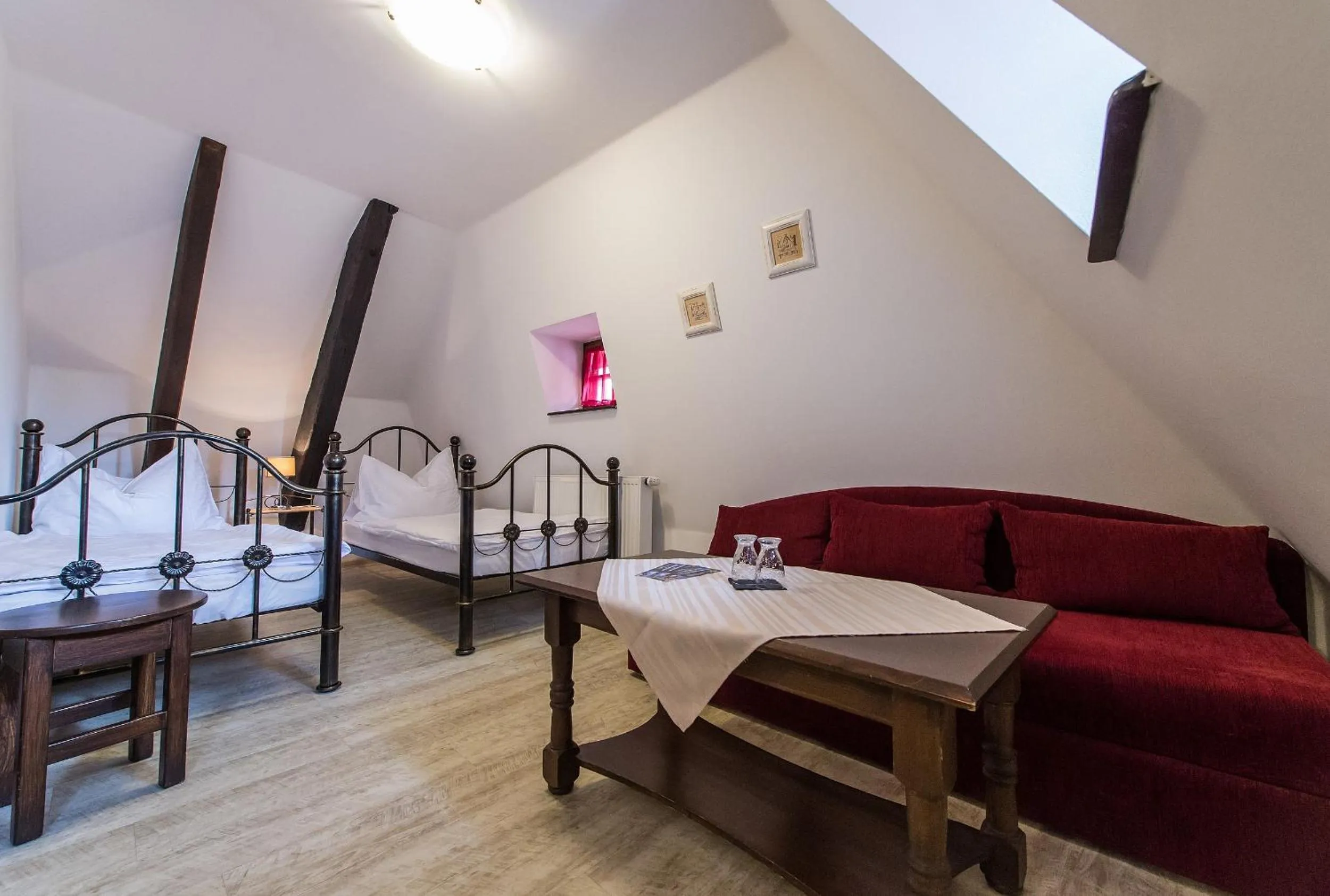 Bed in Pension U Zámku