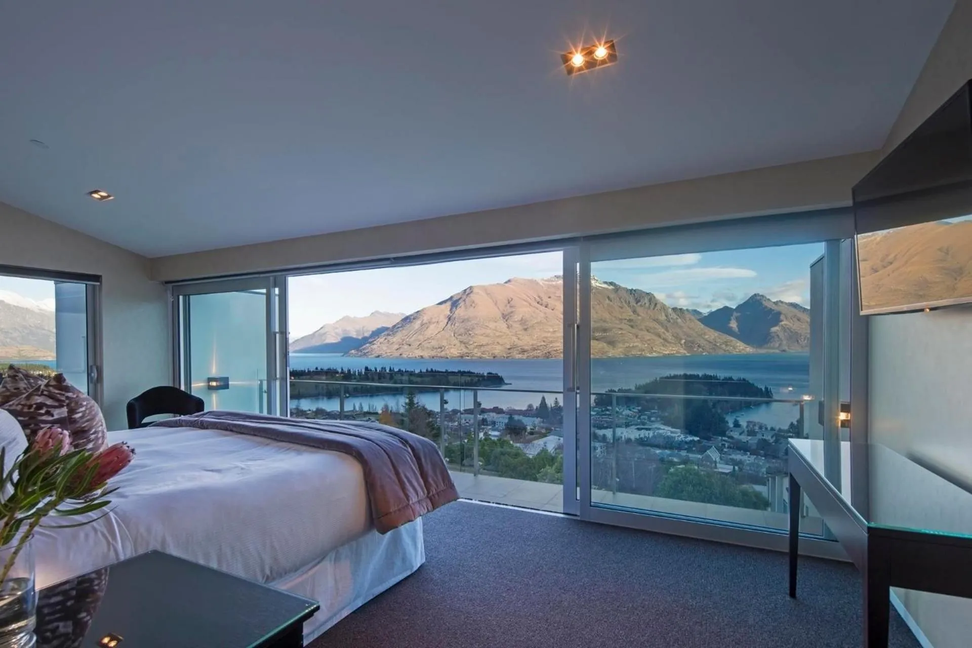 Bed in Villa De Luxe, a Relax it's Done luxury holiday home