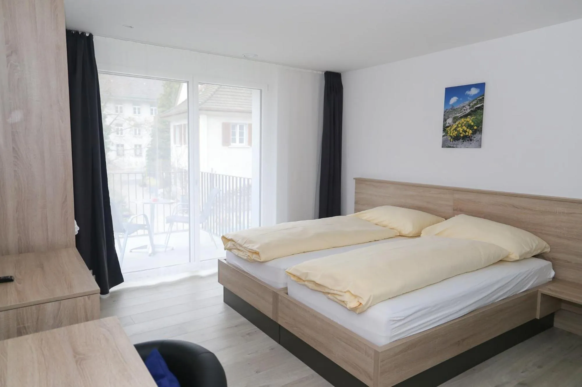 Bed in Hotel Traube Garni