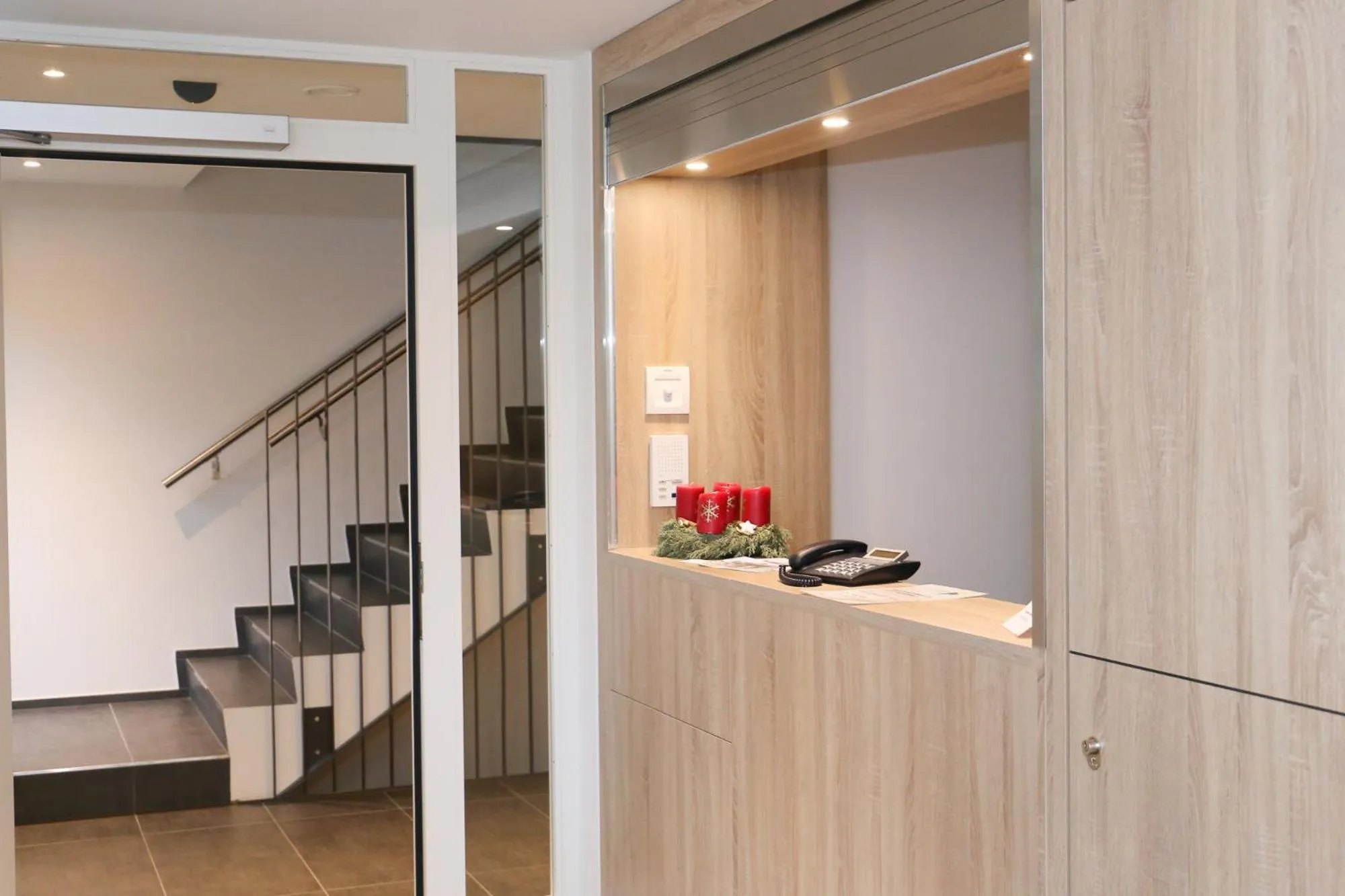 Lobby or reception in Hotel Traube Garni