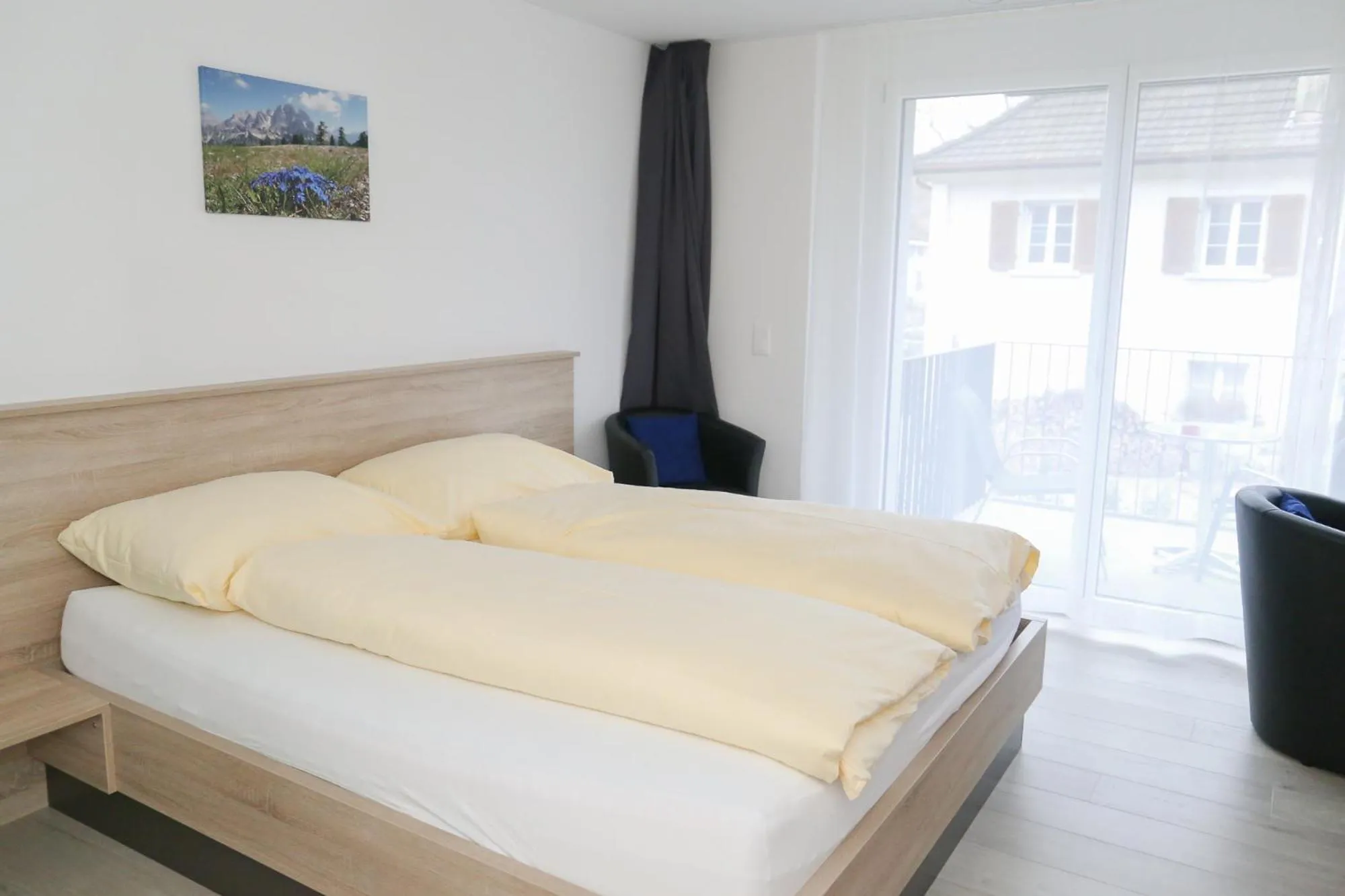 Bed in Hotel Traube Garni