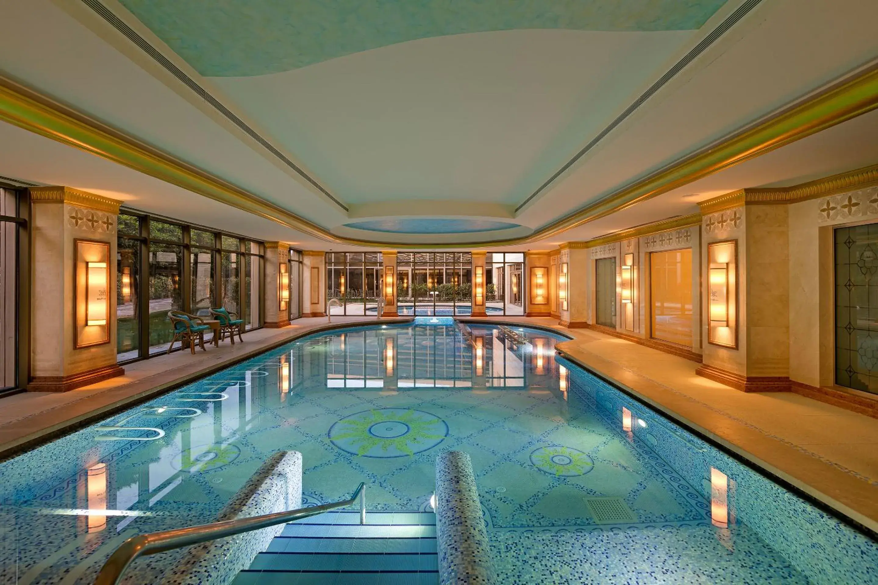 Swimming pool in Titanic Mardan Palace Swimming pool in Titanic Mardan Palace