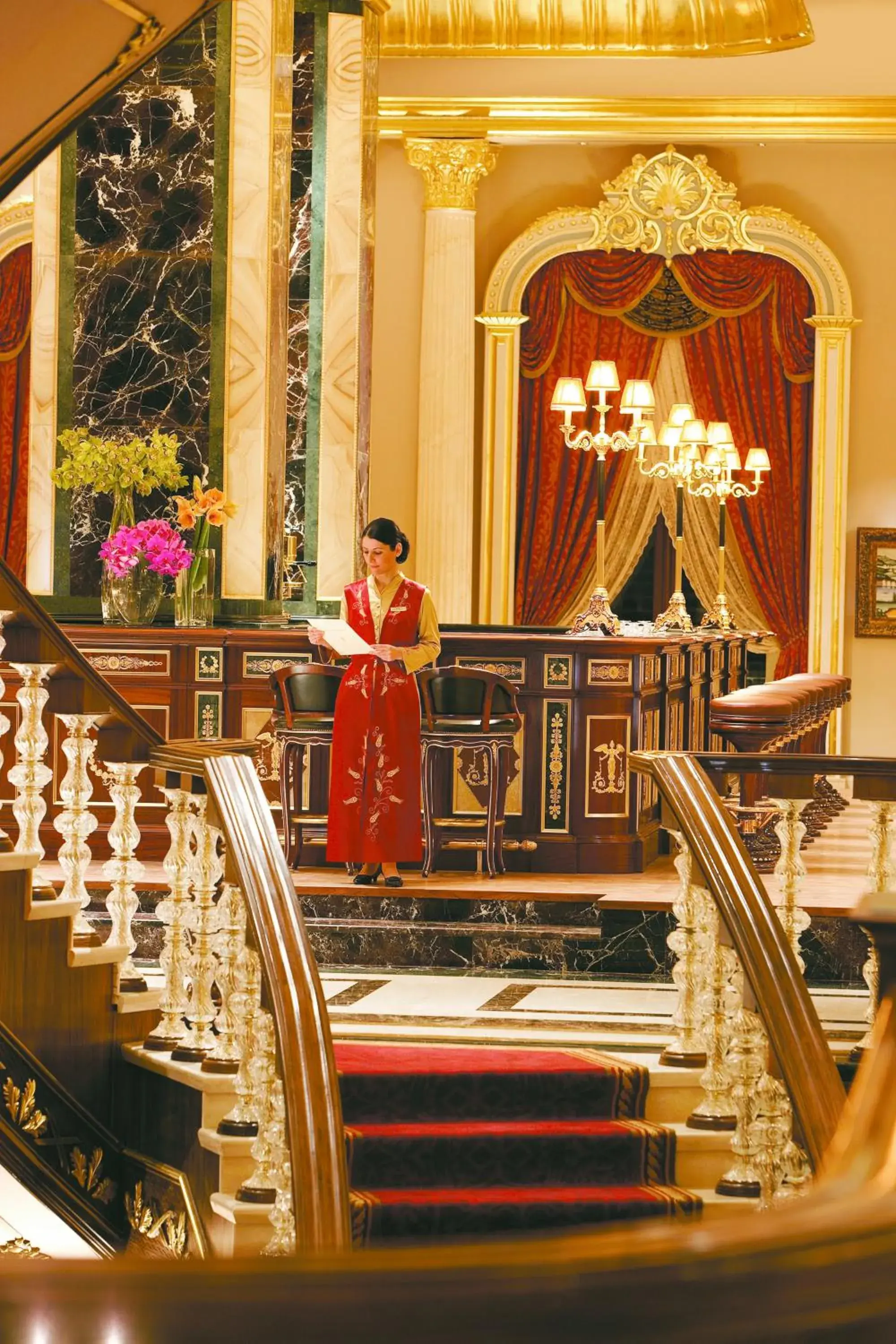 Lobby or reception in Titanic Mardan Palace Lobby or reception in Titanic Mardan Palace